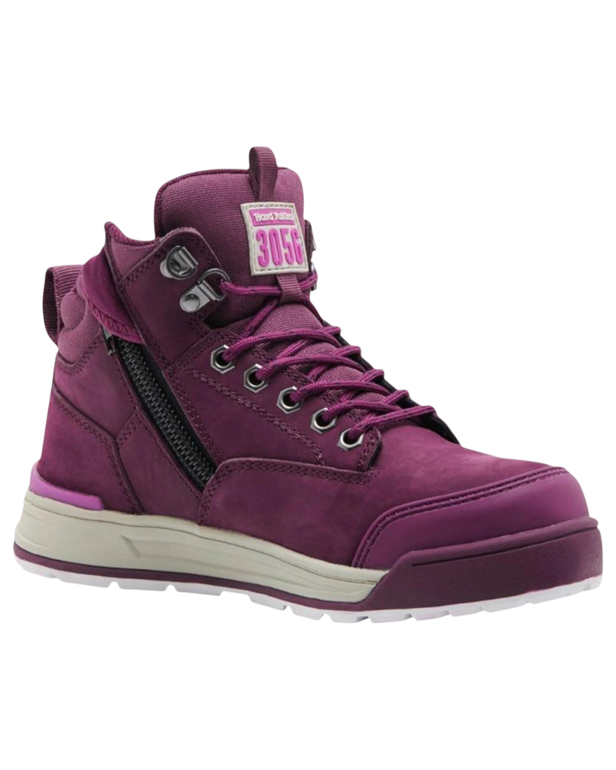 2 Hard Yakka 3056 Womens Safety Lace Steel Cap Caps Shiraz Boot Shoes SHIRAZ, 2 of 4