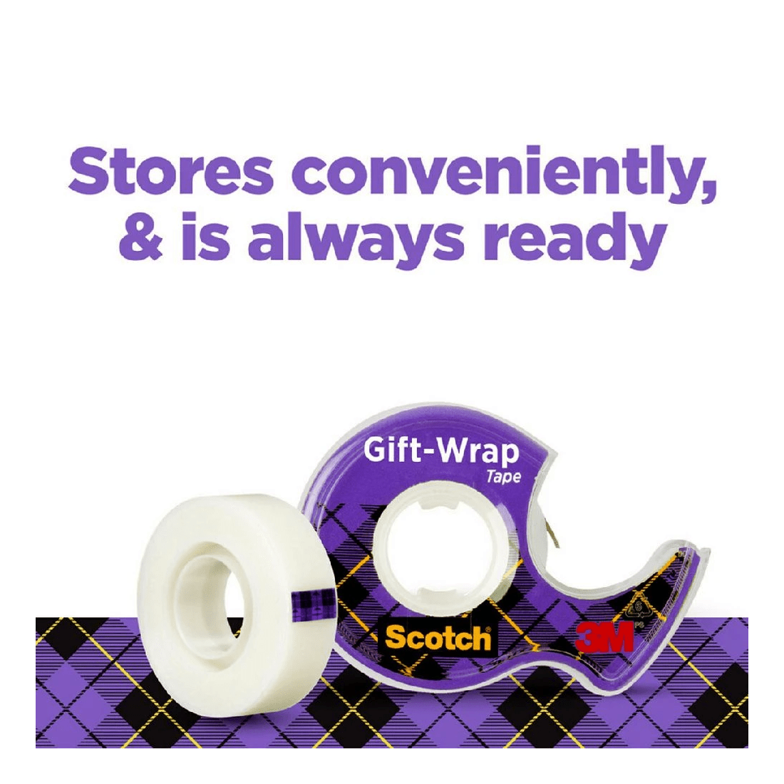 2 Scotch Gift Wrap Tape with Dispenser 19 mm x 15.2 m 2 Pack, 2 of 7