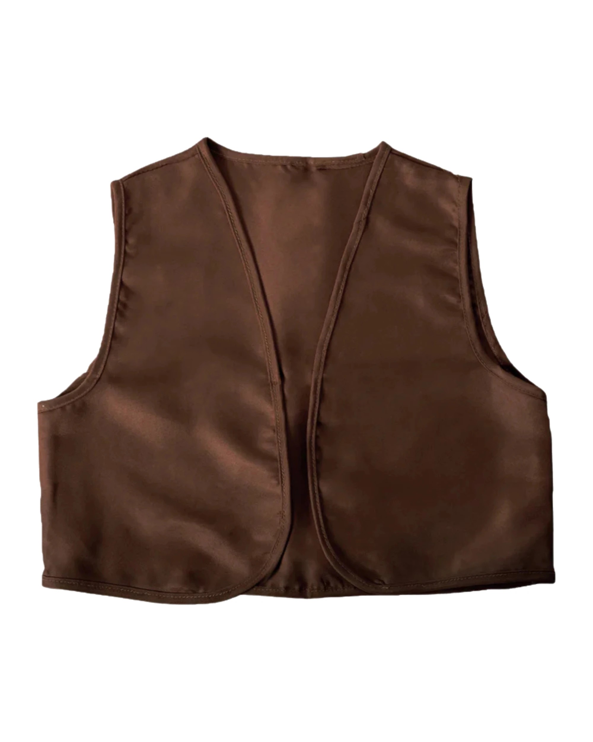 1 JD Party Child Colonial Vest - Dark Brown - Brown, 1 of 2