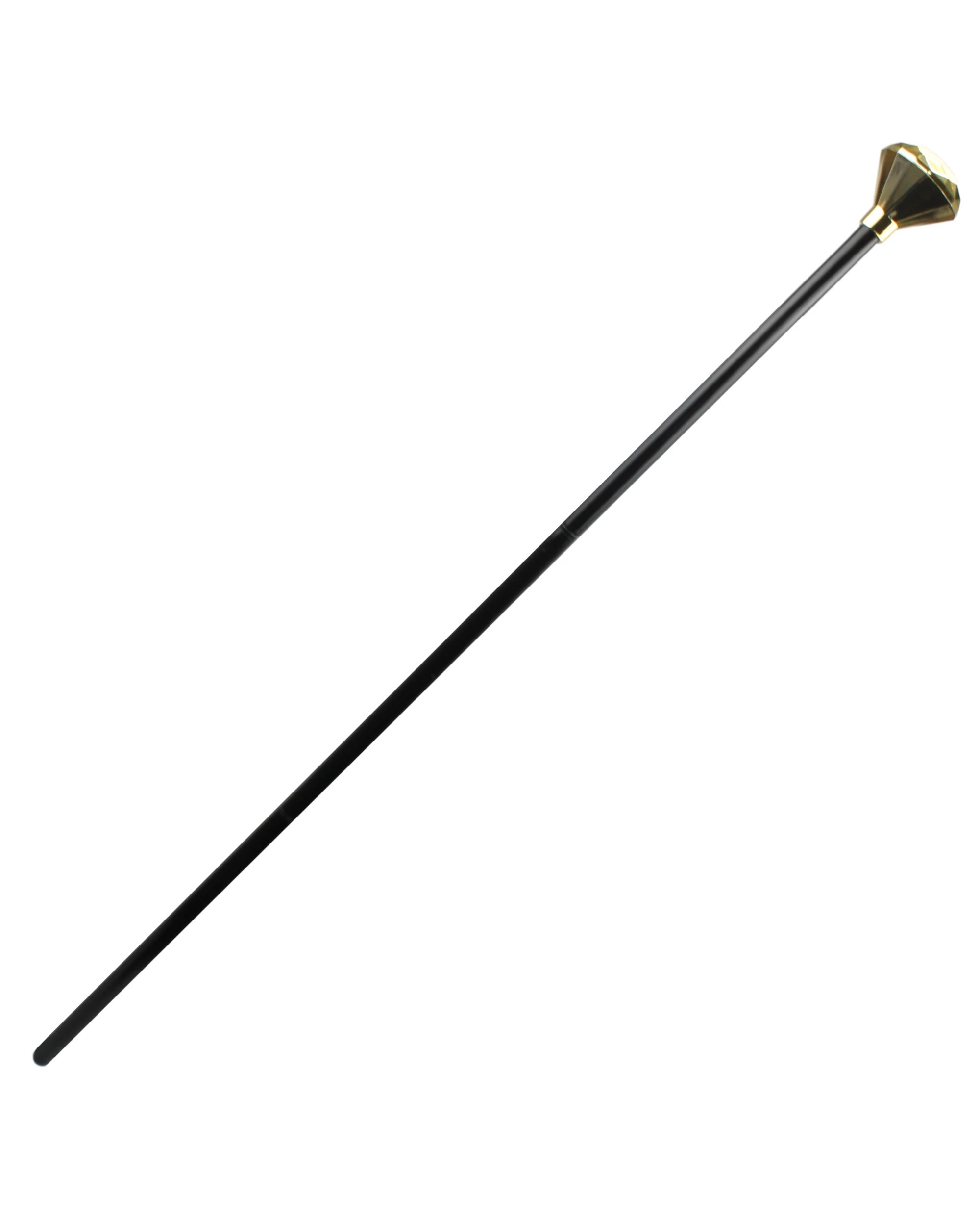 1 JD Party Plastic Gold Diamond Cane, 1 of 3