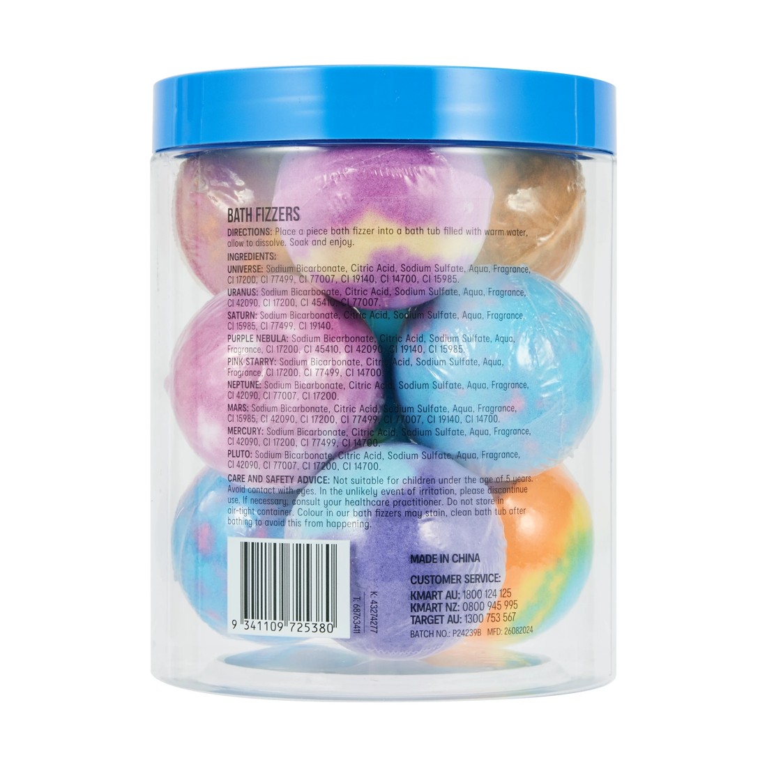 5 9 Pack Out of This Galaxy Mini Bath Fizzers, 5 of 5