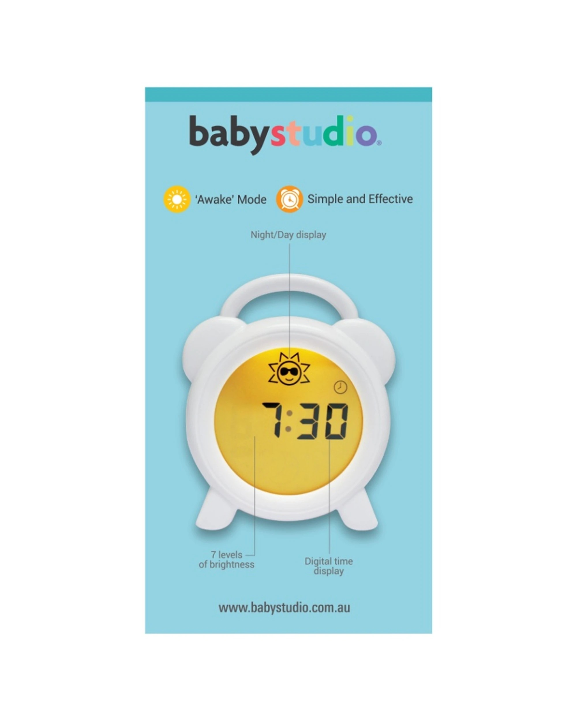 4 Babystudio Baby & Toddler Sleep Wakeup Trainer and Night Light USB Powered - White, 4 of 6