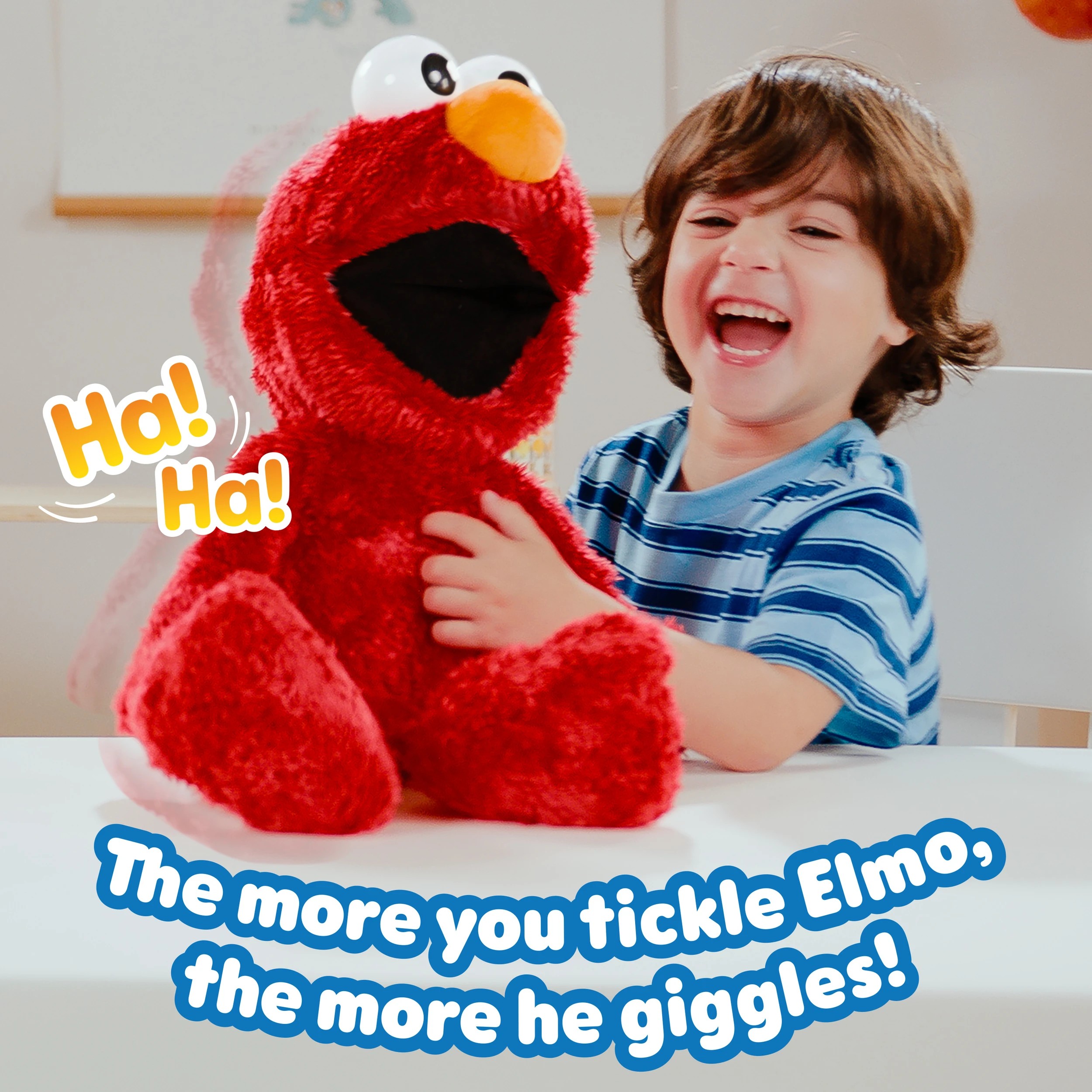 6 Sesame Street Tickle Me Elmo Giggle Max Plush Toy, 6 of 9