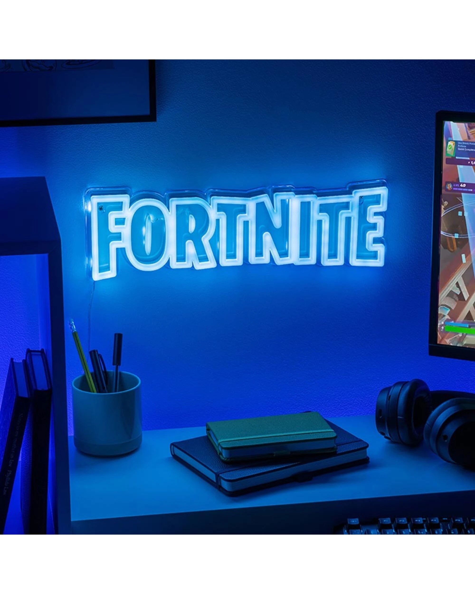 4 Fortnite Logo Wall Mountable LED Neon Light, 4 of 5