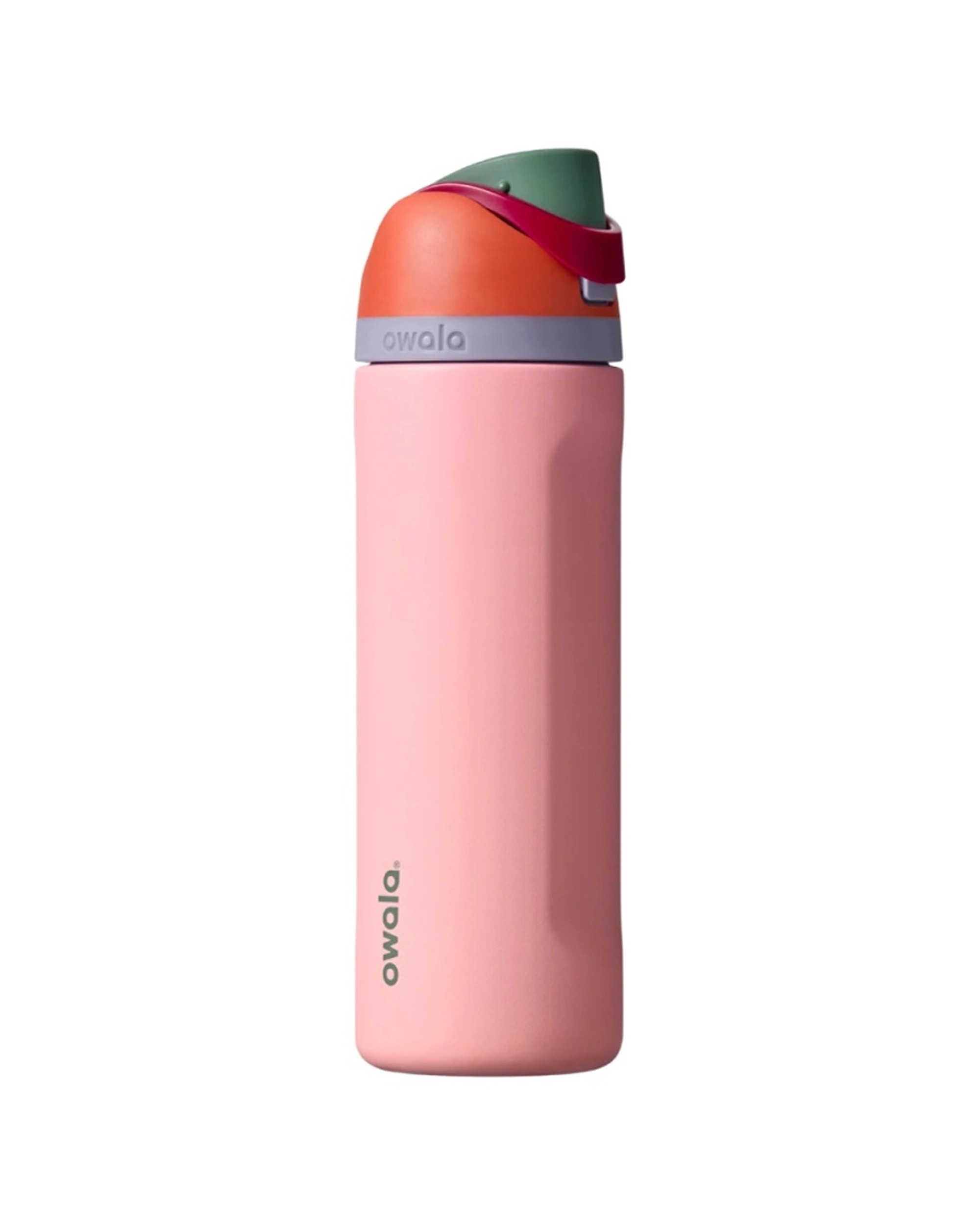 1 Owala FreeSip Stainless Steel Insulated 24oz Water Drink Bottle Sugar High - Red, 1 of 5