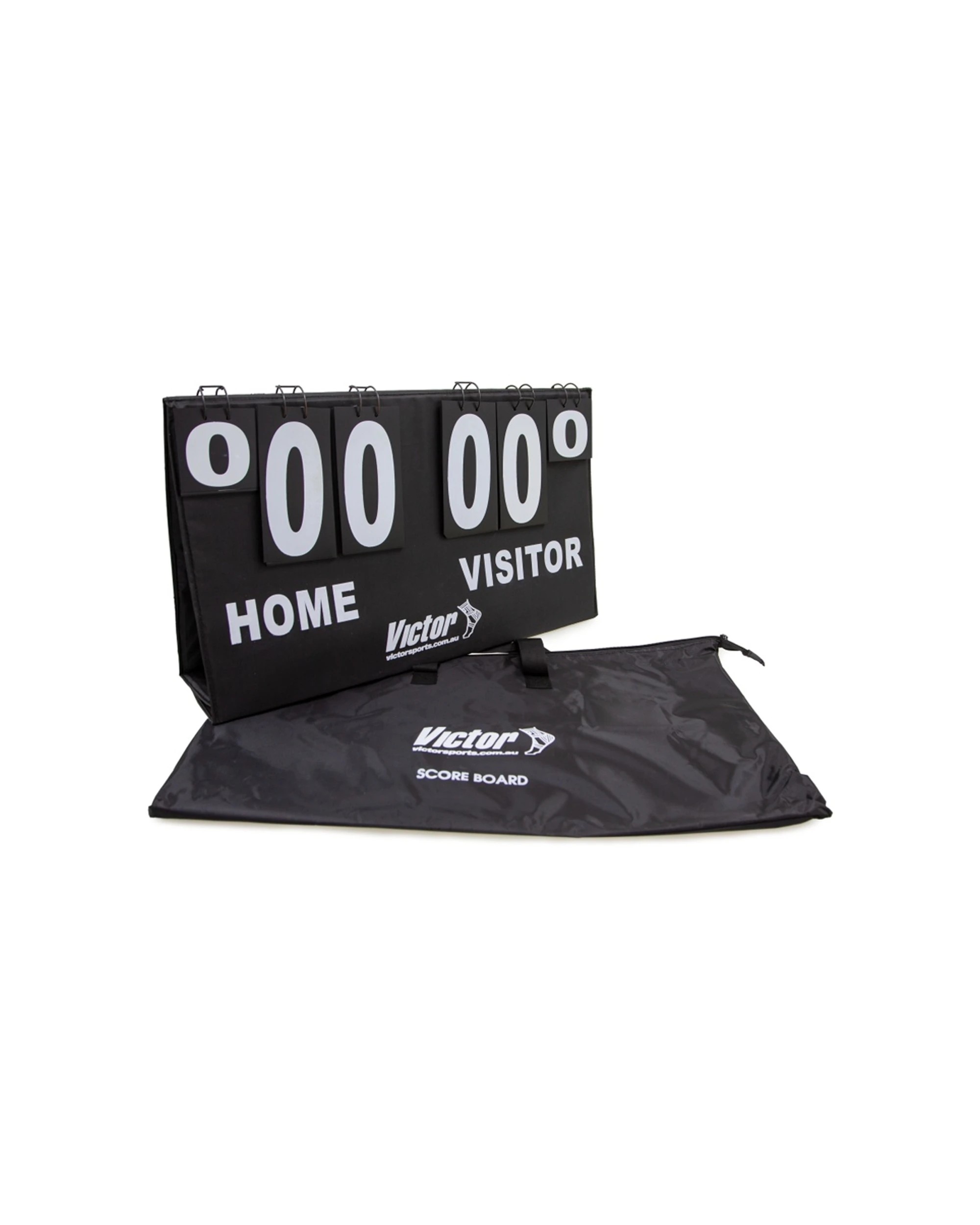 3 Victor Sports Scoreboard Multipurpose Flip Top Home Visitors Scores 70x40cm - Black, 3 of 5