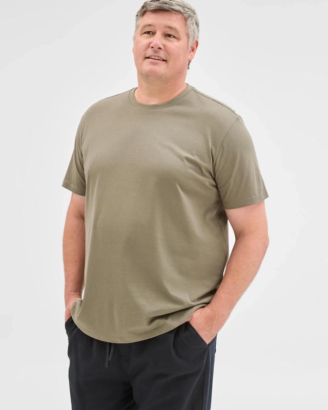 Target Man Plus Plus Size Australian Cotton Crew T-S