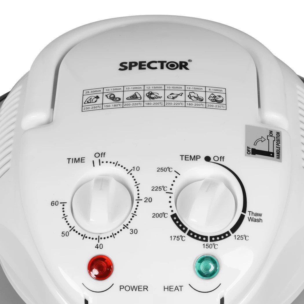 5 Spector Air Fryer 17L - White, 5 of 8