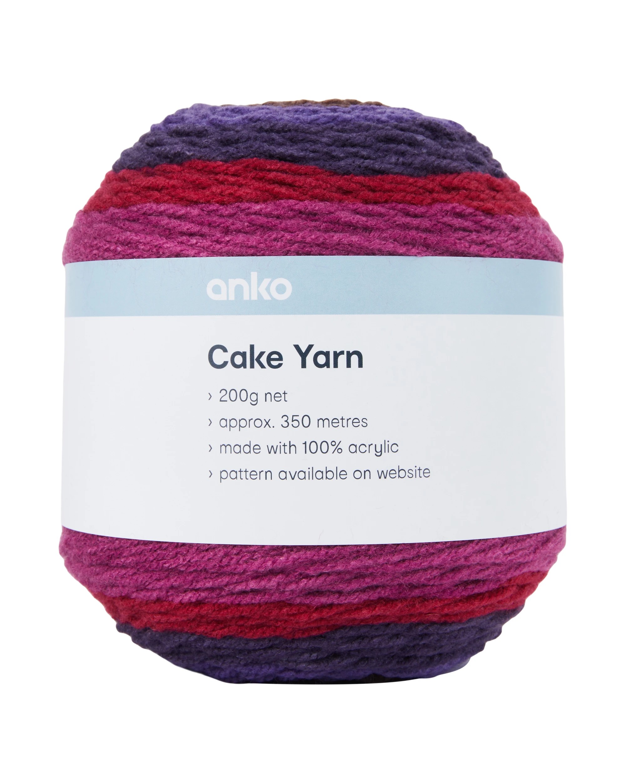 1 Cake Yarn - Blackberry, 1 of 3