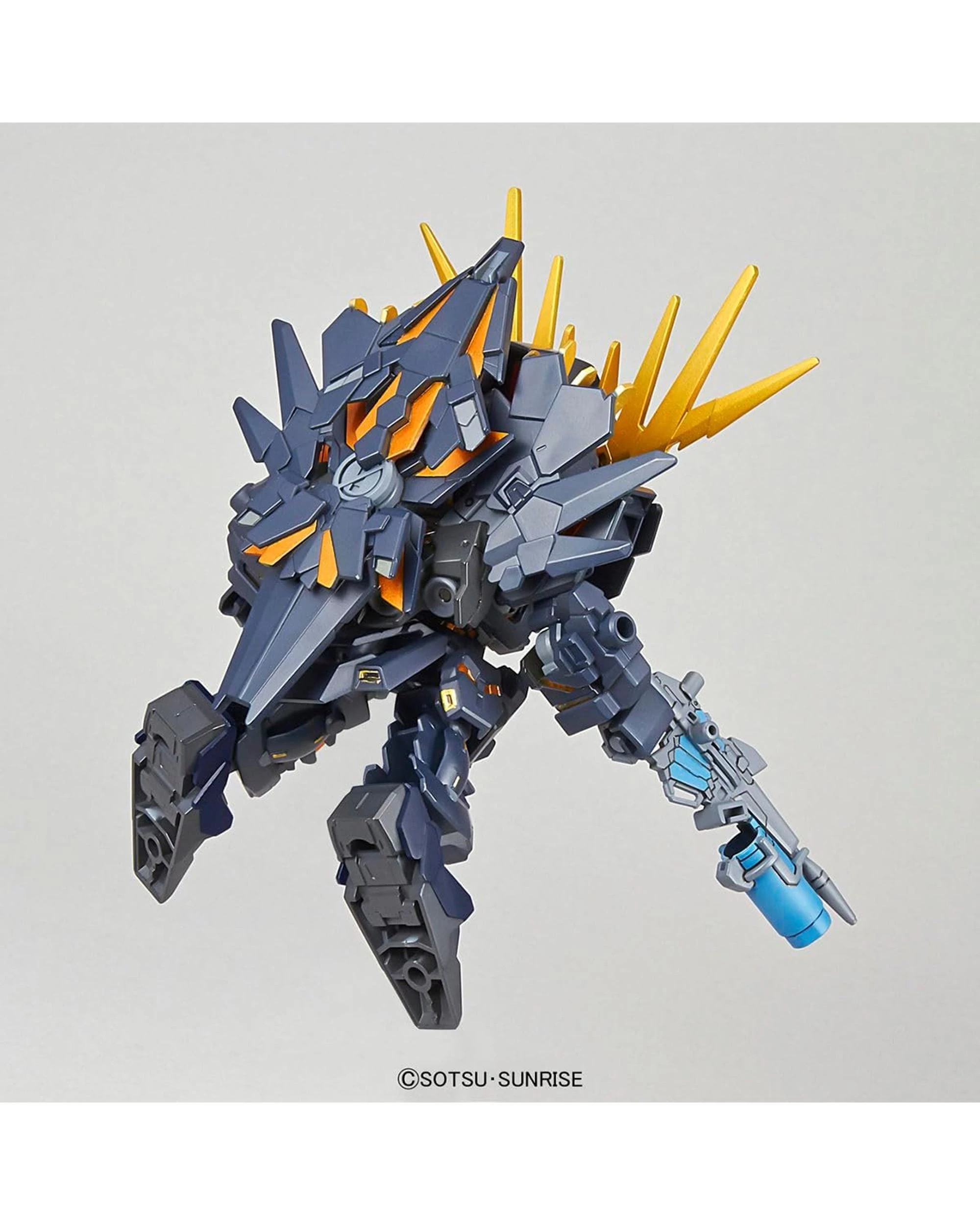 6 Bandai Gundam SD EX-Standard 015 Unicorn Gundam 02 Banshee Norn Destroy Mode Model Kit, 6 of 8