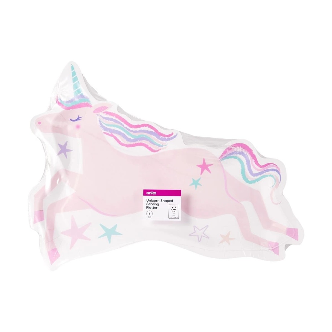 7 6 Piece Unicorn Shaped Serving Platter, 7 of 7