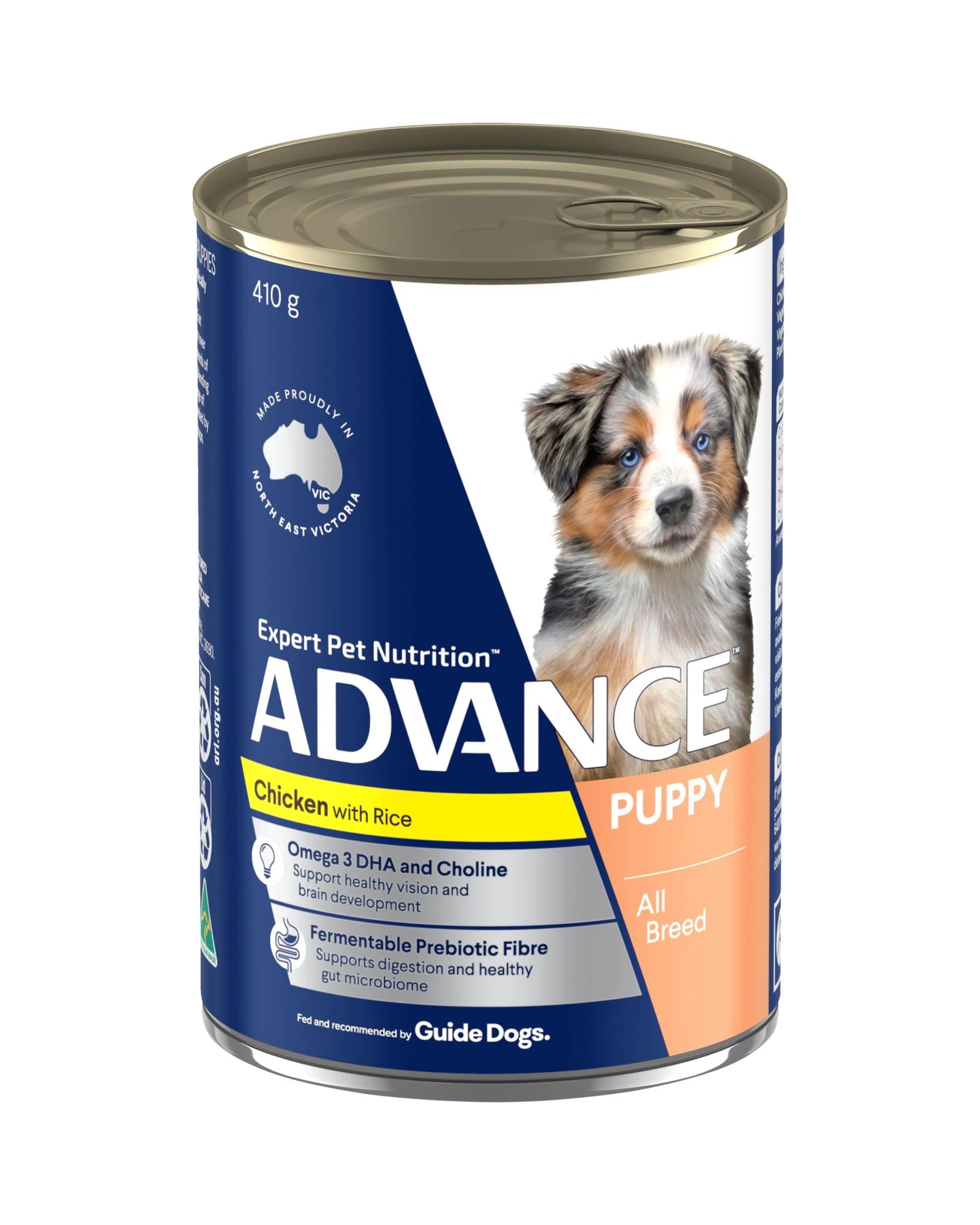1 Advance Puppy Plus Growth Wet Dog Food Chicken w/ Rice 12 x 410g, 1 of 3