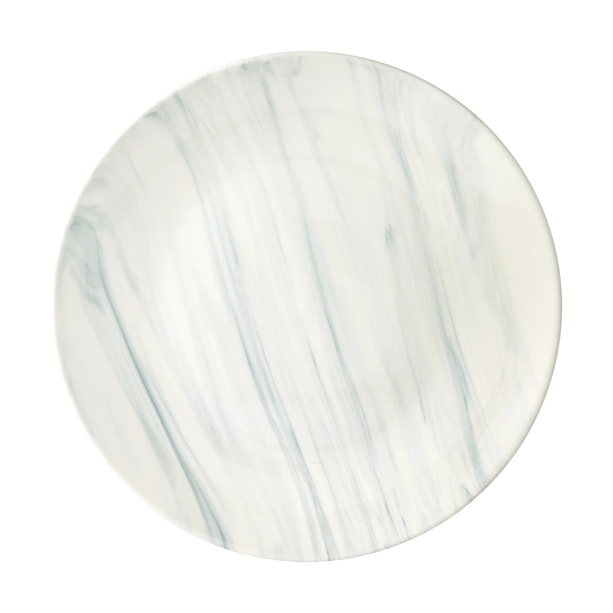 4 Grey Marble Look Dinner Plate, 4 of 5