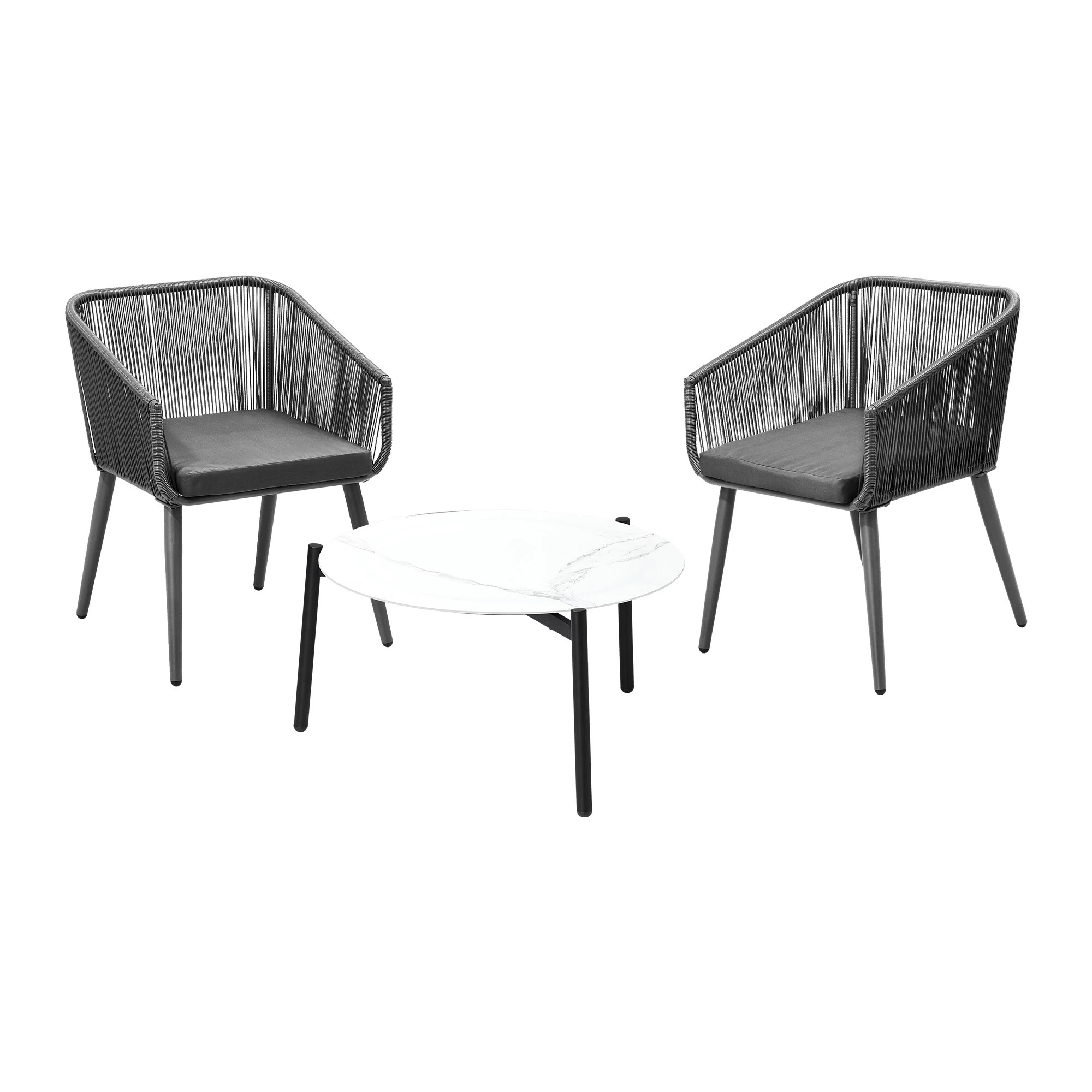 7 Livsip Outdoor Lounge Setting Furniture 3 Piece Patio Set - Multi, 7 of 9