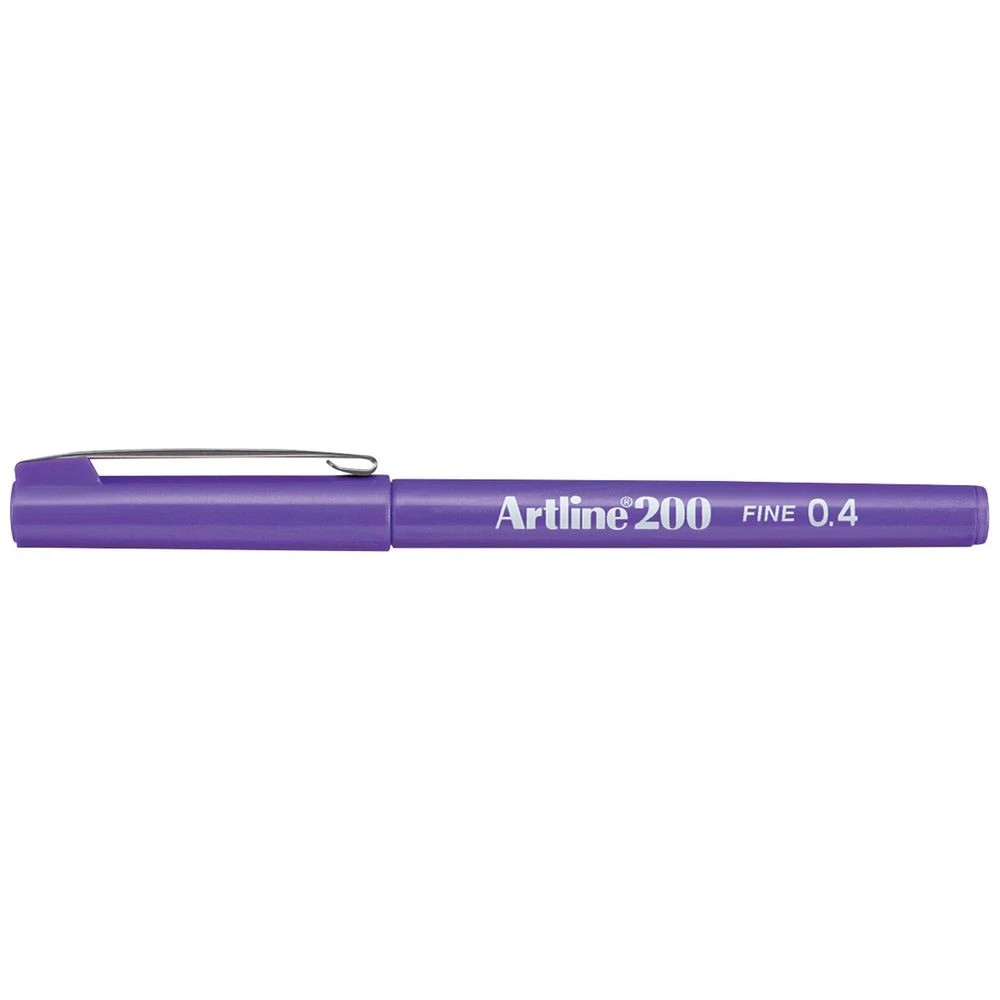 1 Artline 200 Fineliner Pen Purple, 1 of 2