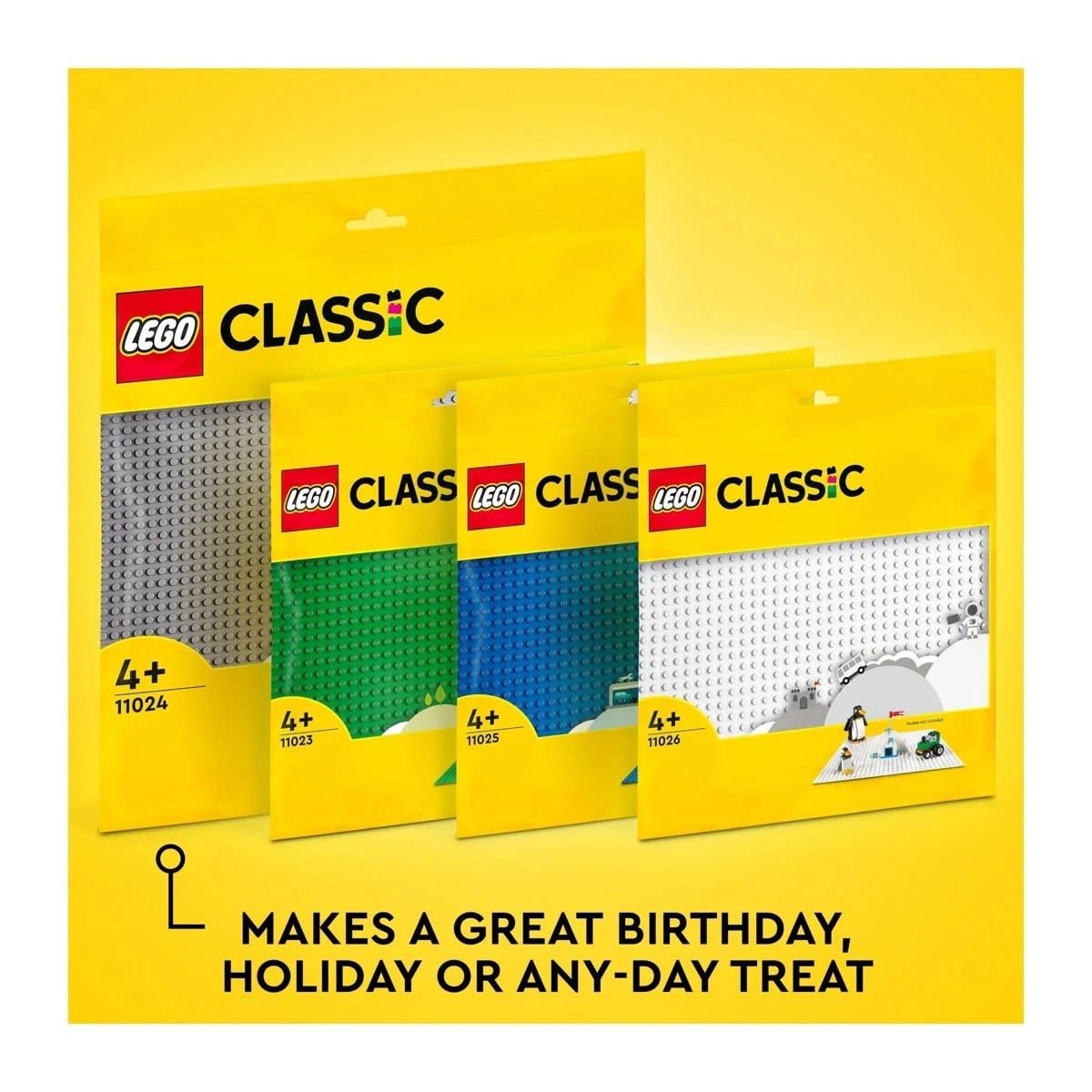 6 LEGO Classic Gray Baseplate 11024, 6 of 10