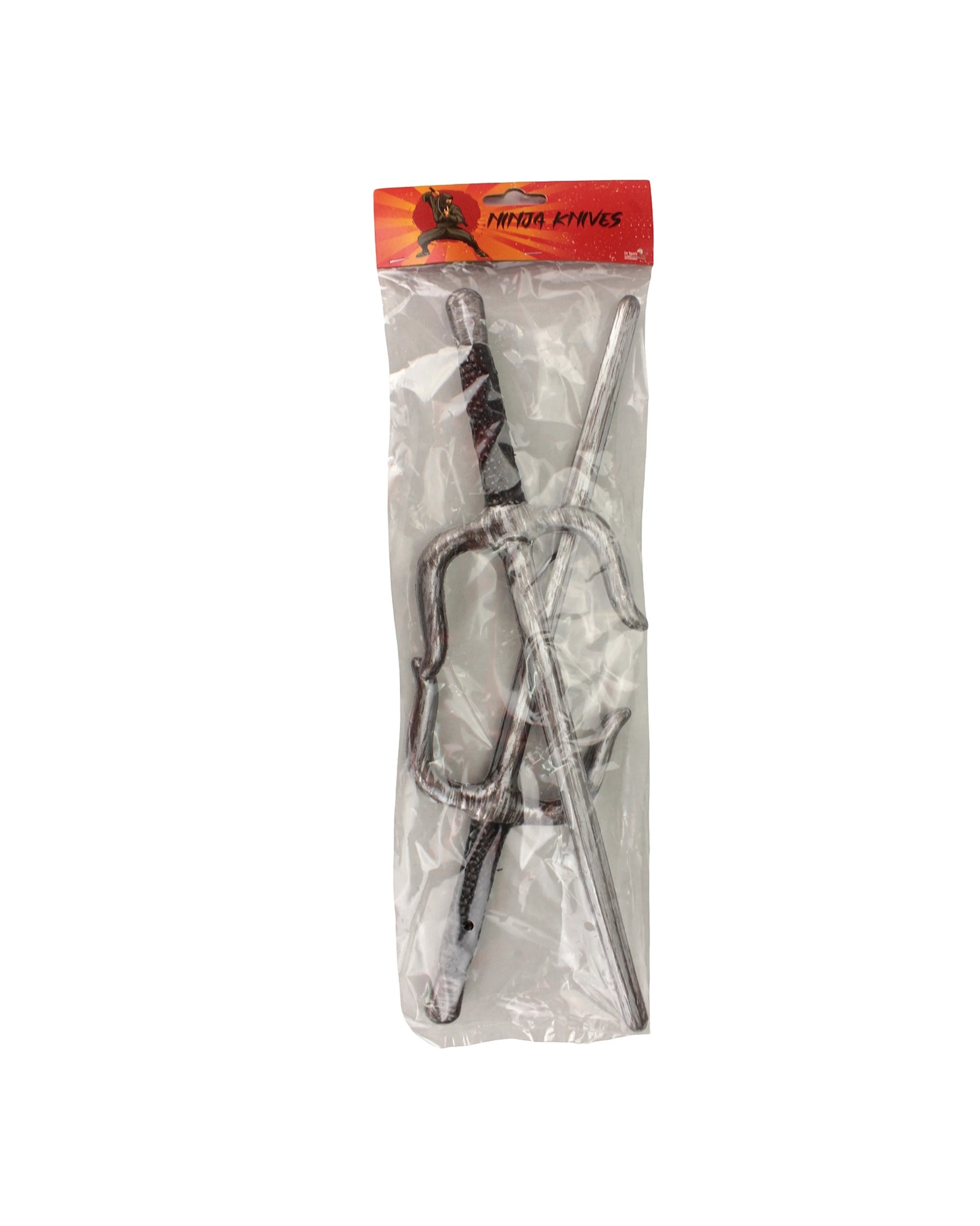 2 Tomfoolery Novelty Ninja Sais - One Size - Silver, 2 of 3