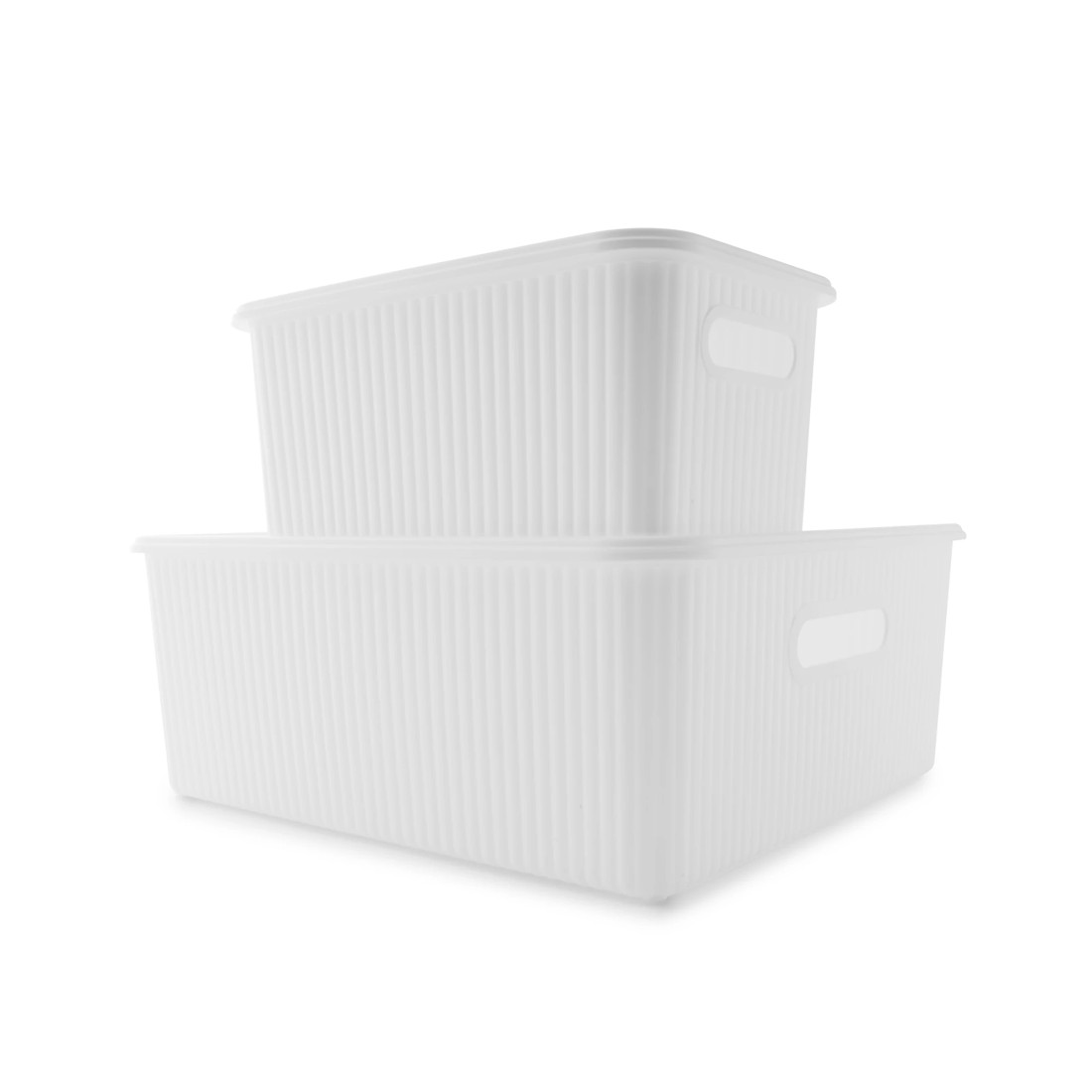 9 19L Ribbed Container - White, 9 of 10