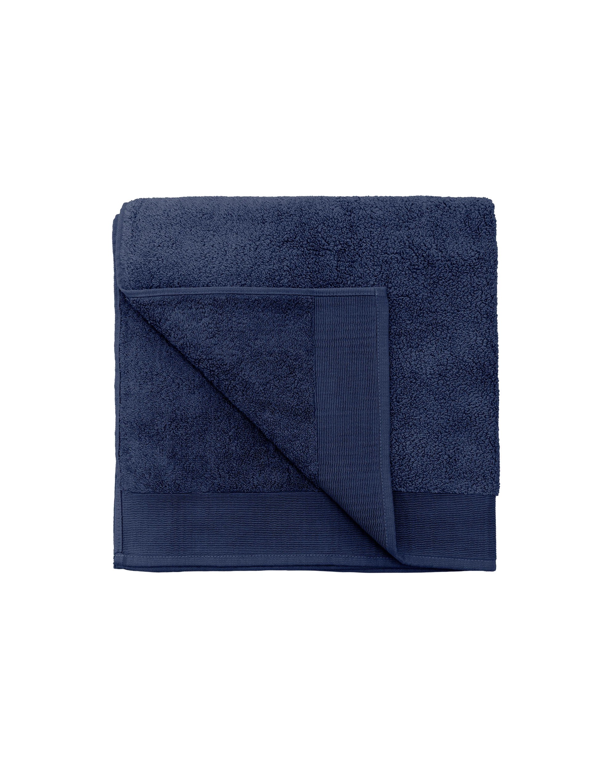 1 Bambury Elvire Soft Cotton Absorbent Bath Mat 800gsm 48x78cm Navy - Blue, 1 of 1