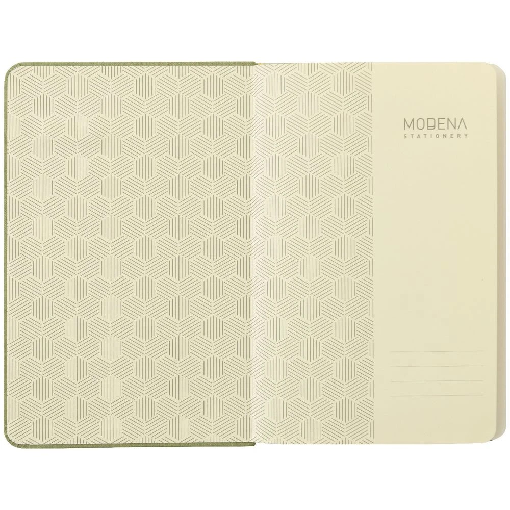 3 Modena A5 Linen Plain Notebook Sage, 3 of 5