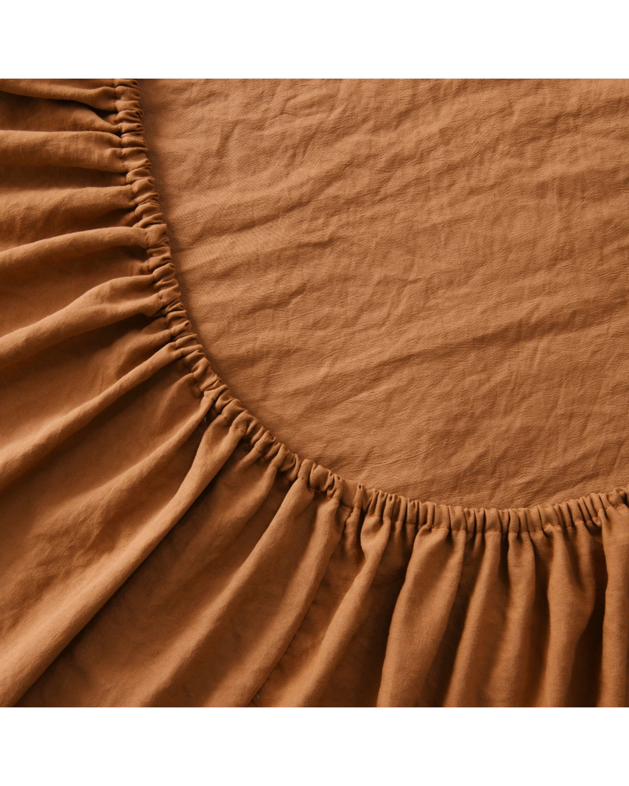 6 Dreamaker Superfine Washed Microfibre Combo Fitted Sheet Set - Single Bed - Rust, 6 of 7