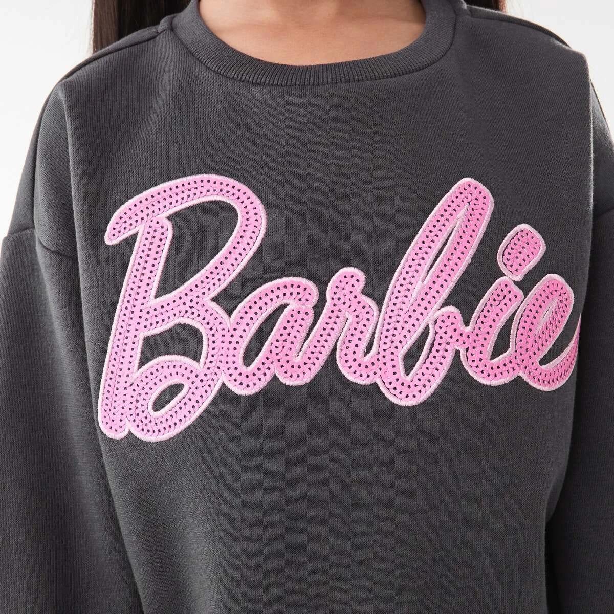 4 Barbie License Oversized Crew Neck Sweatshirt Barbie, 4 of 8