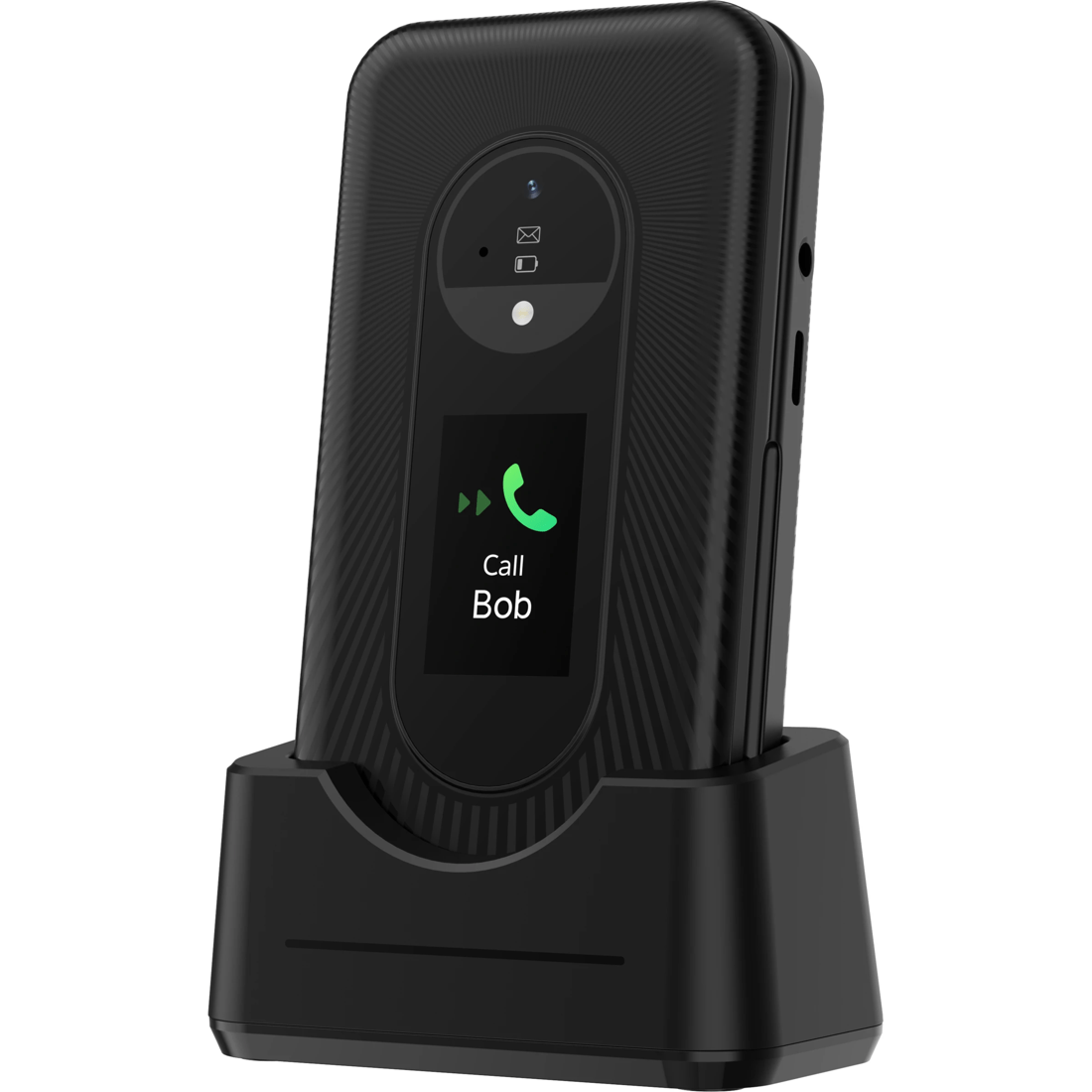 2 Vodafone V Flip 4G Smartphone Bundle - Black, 2 of 5