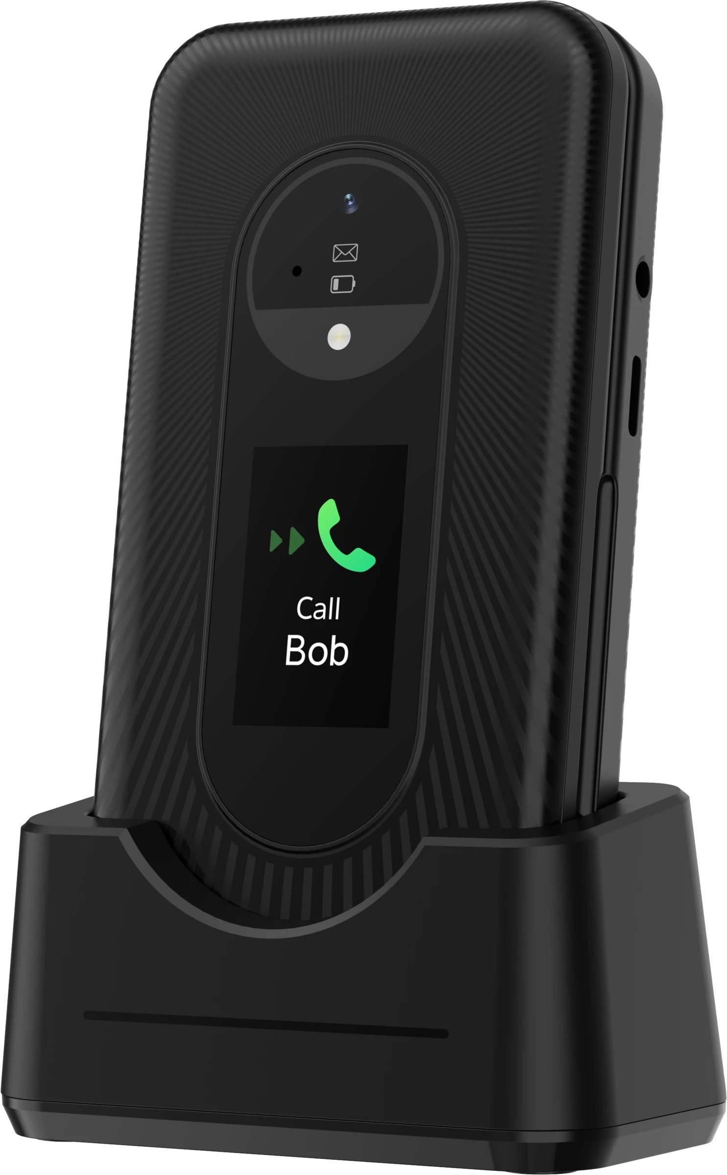 2 Vodafone V Flip 4G Smartphone Bundle - Black, 2 of 5