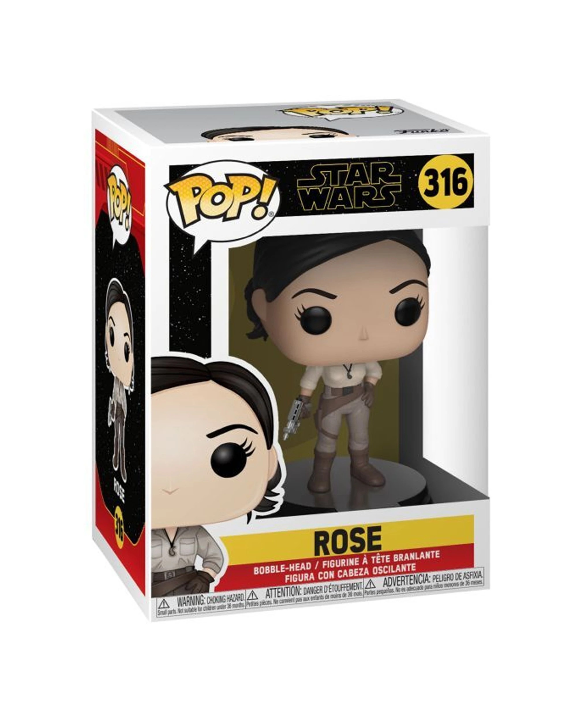 2 Pop Vinyl Figurine Star Wars - Rose Episode IX Rise Of Skywalker 10cm. - Multi, 2 of 3