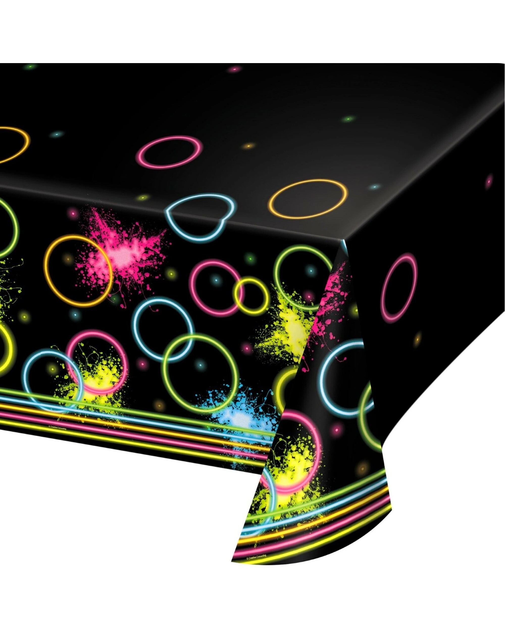 1 Creative Converting Glow Party Plastic Tablecloth, 1 of 1