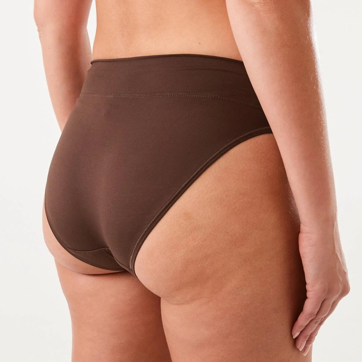 7 3 Pack Ultra Soft Hi-Cut Briefs HALOGEN BLUE, STEEL GREY, CHOCOLATE FUDGE, 7 of 8