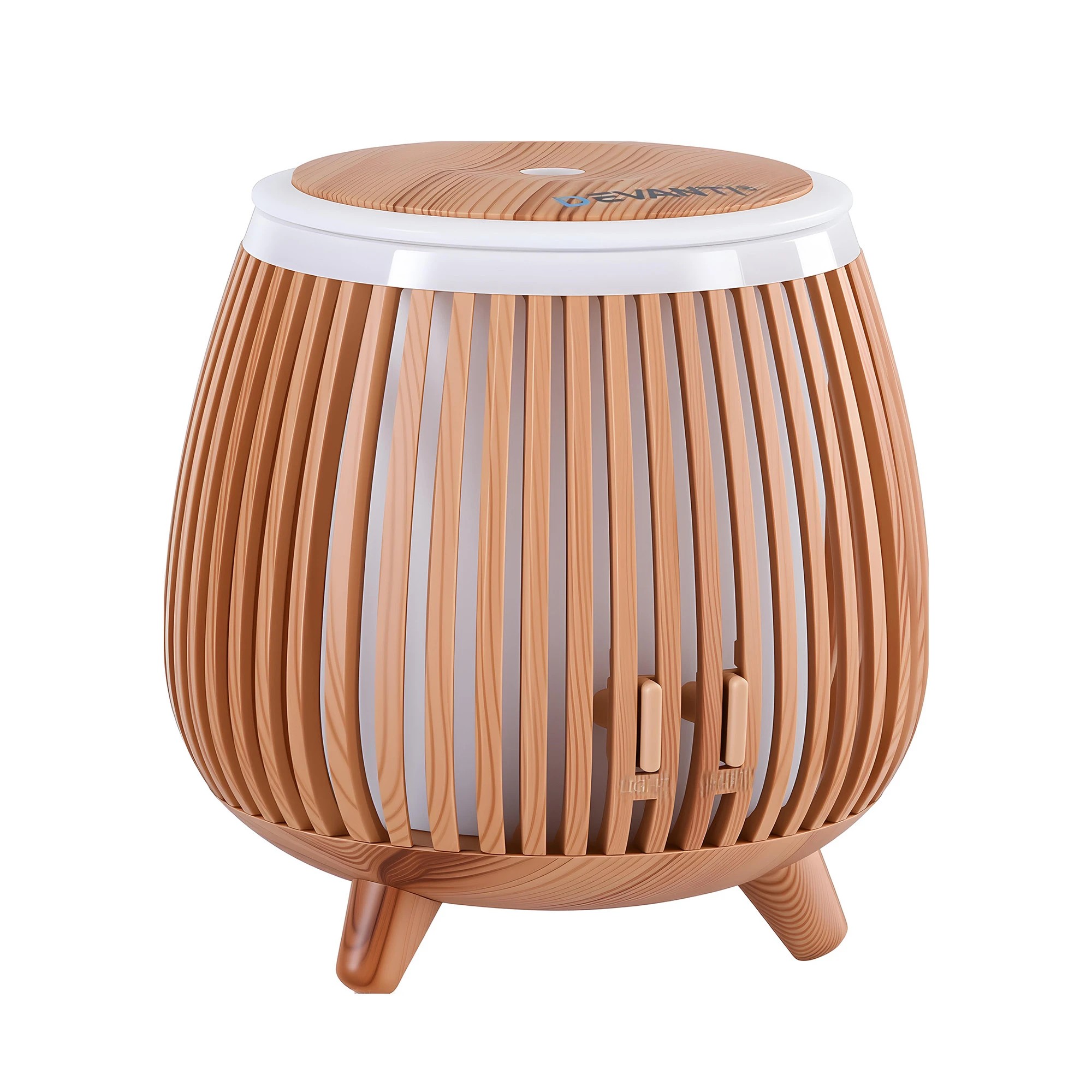 3 Devanti Ultrasonic Aroma Diffuser Aromatherapy 140ml LED Lights Iron Humidifier Forest - Natural, 3 of 8