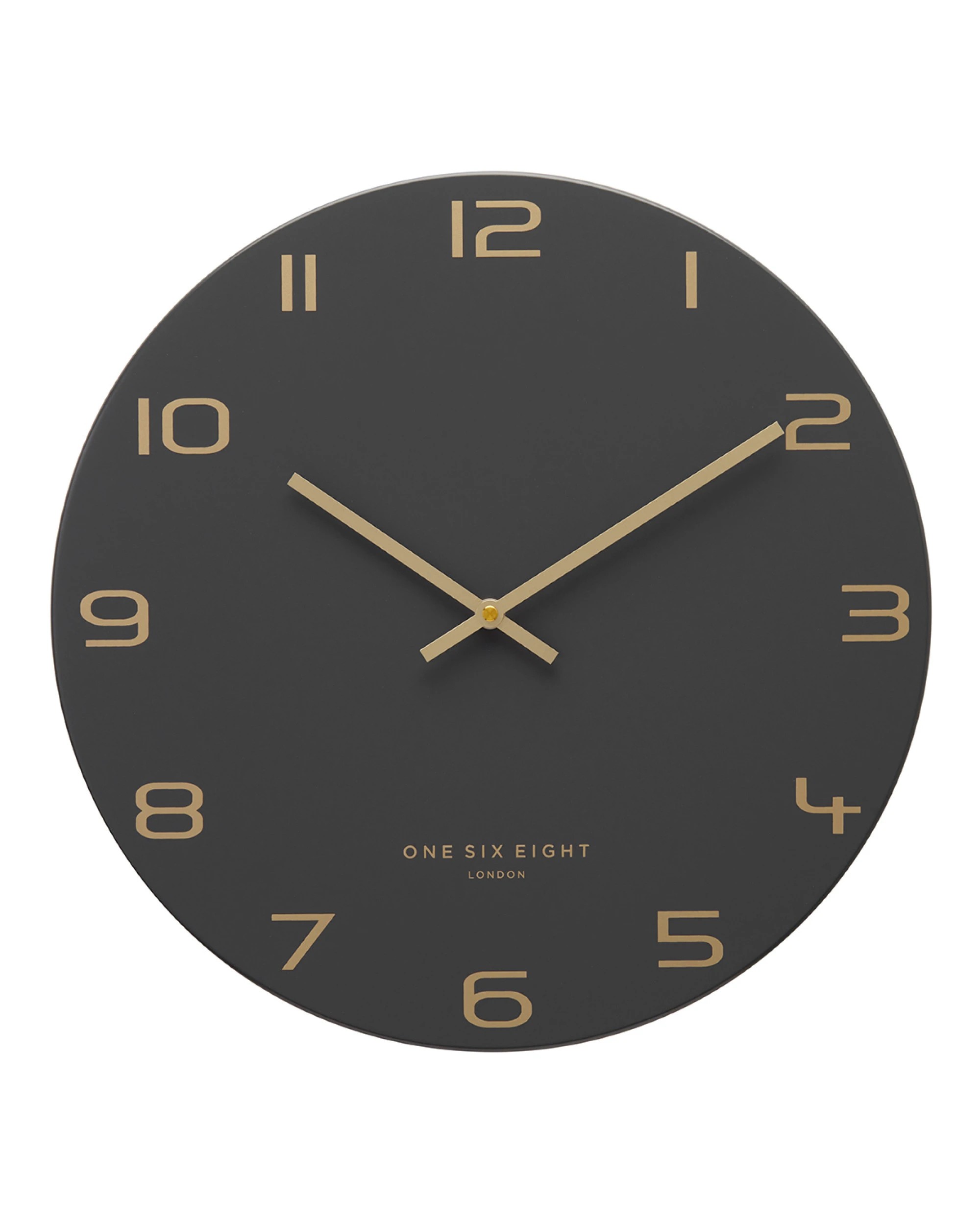 1 One Six Eight London Blake Silent Wall Clock - 30cm - White, 1 of 3