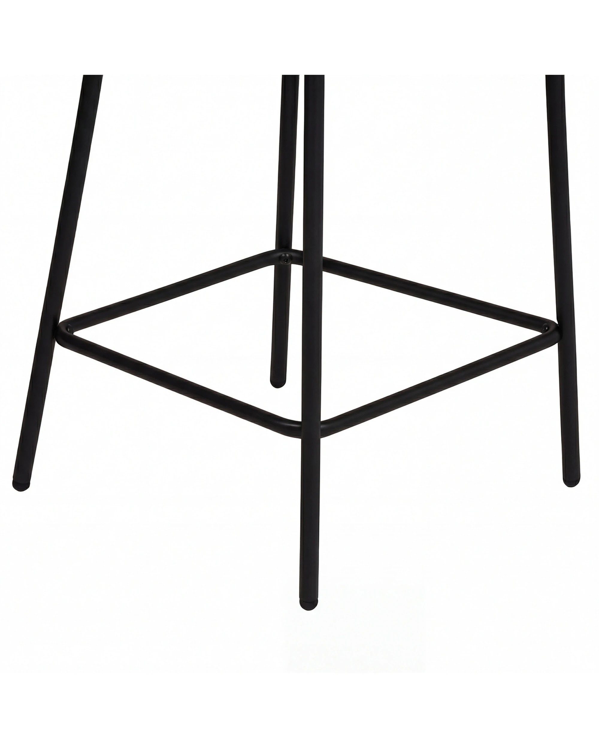 6 Advwin Bar Stools Set of 2 Boucle Kitchen Counter - Black, 6 of 7