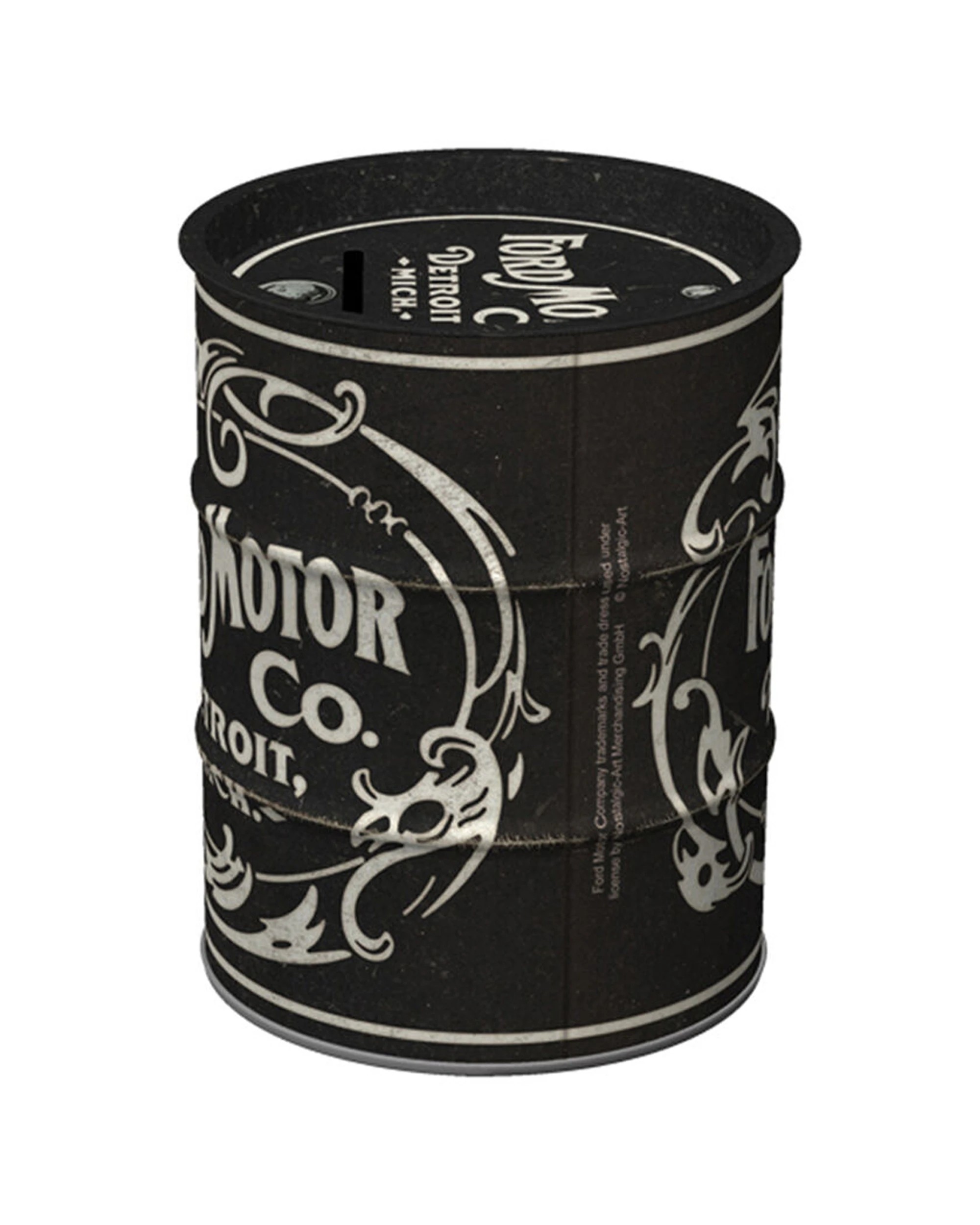 4 Nostalgic-Art Storage Money Box - Oil Barrel Ford Vintage Logo - Multi, 4 of 5