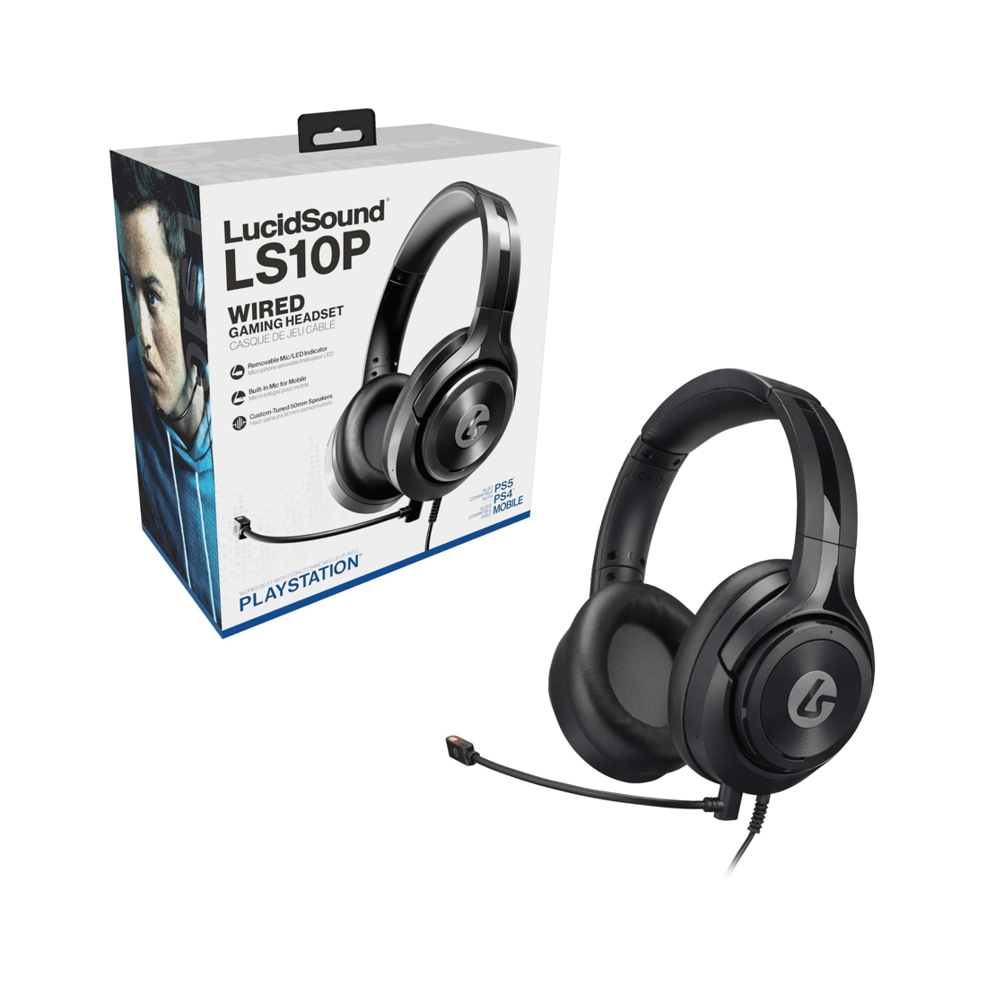 1 Lucidsound LS10P Wired Stereo Gaming Headset - Black, 1 of 5