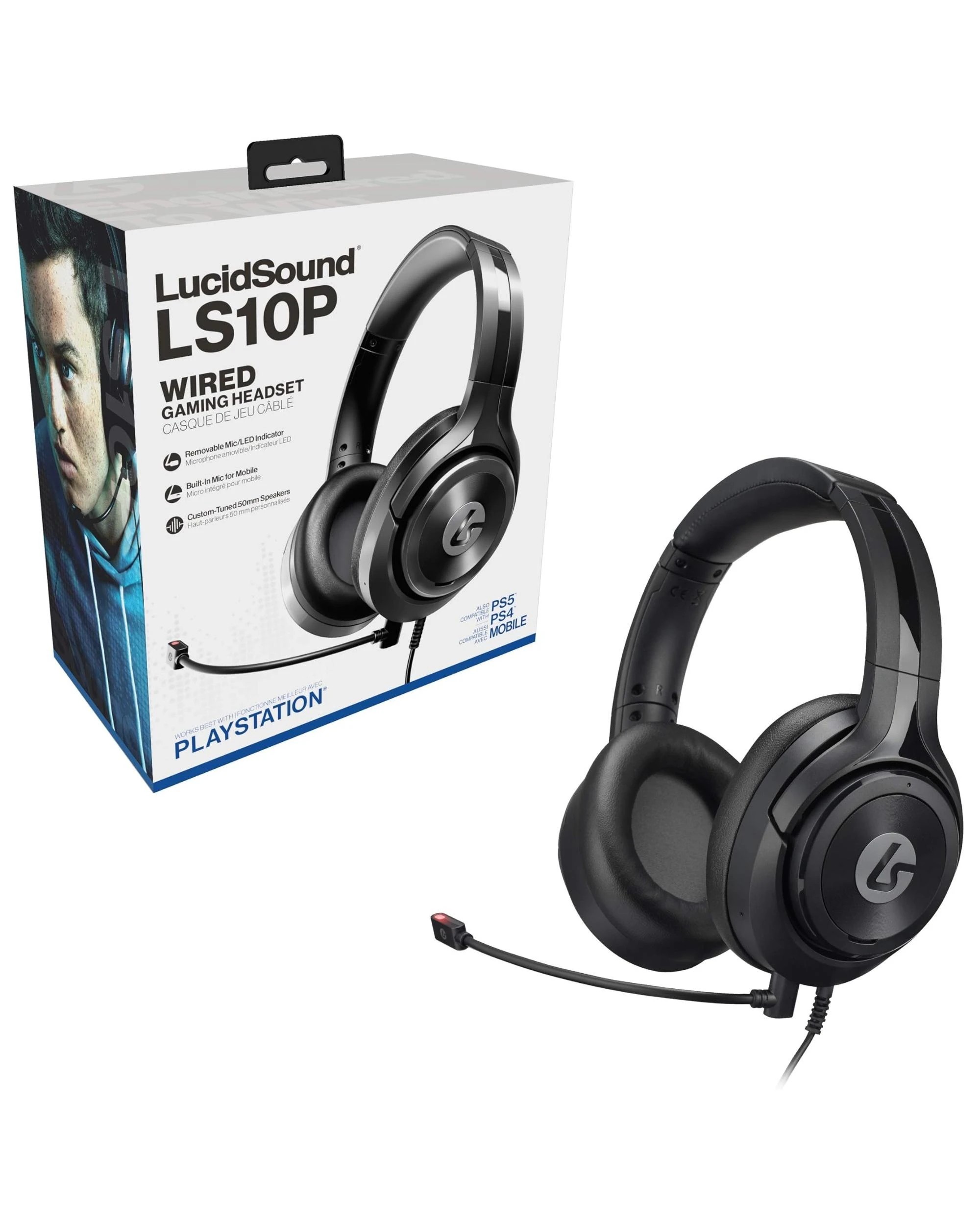 1 Lucidsound LS10P Wired Stereo Gaming Headset - Black, 1 of 5
