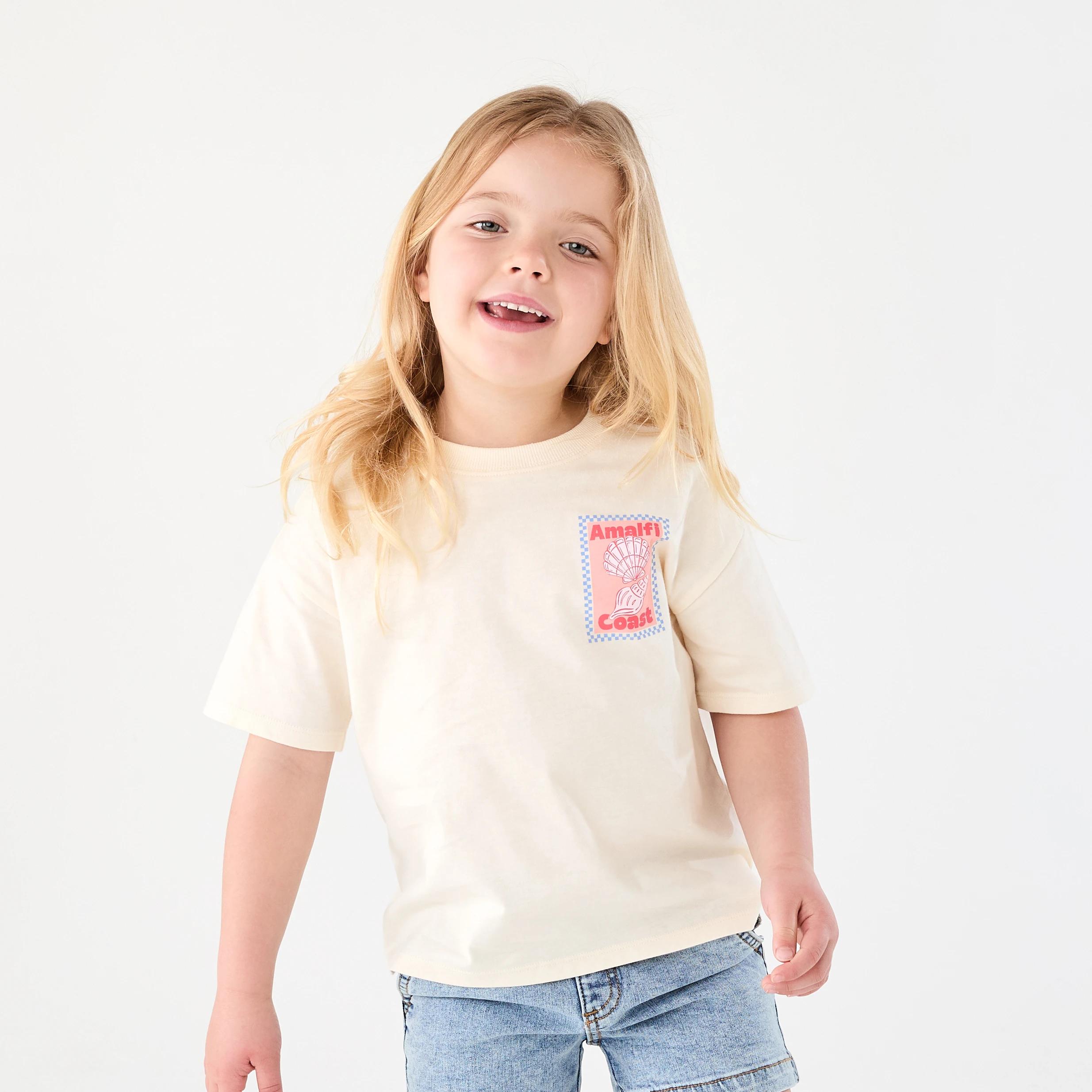 1 Short Sleeve Oversized Applique T-shirt Bge Amalfi, 1 of 7