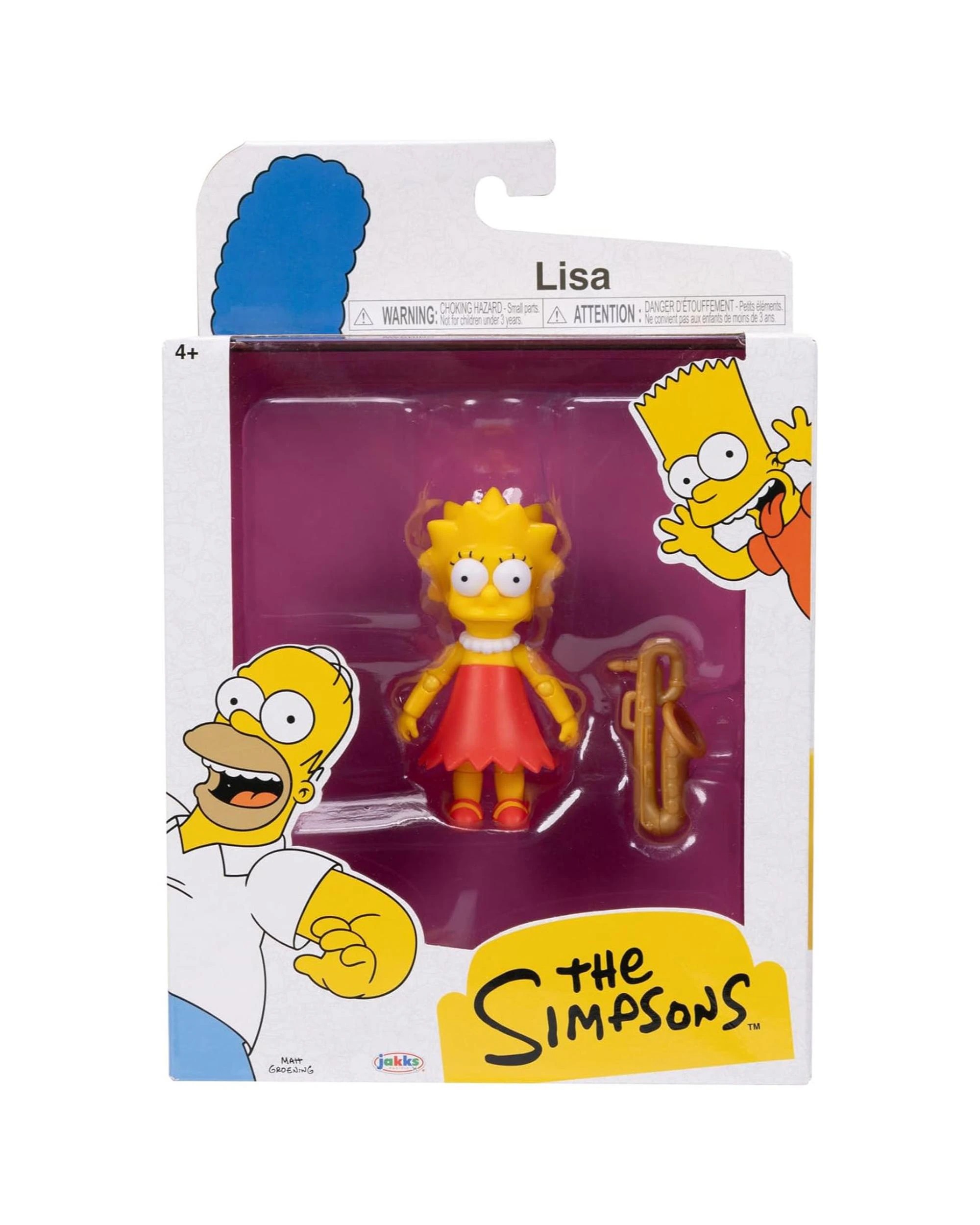 1 The Simpsons Lisa Simpson Wave 2.5 Inch Scaled Figure, 1 of 9