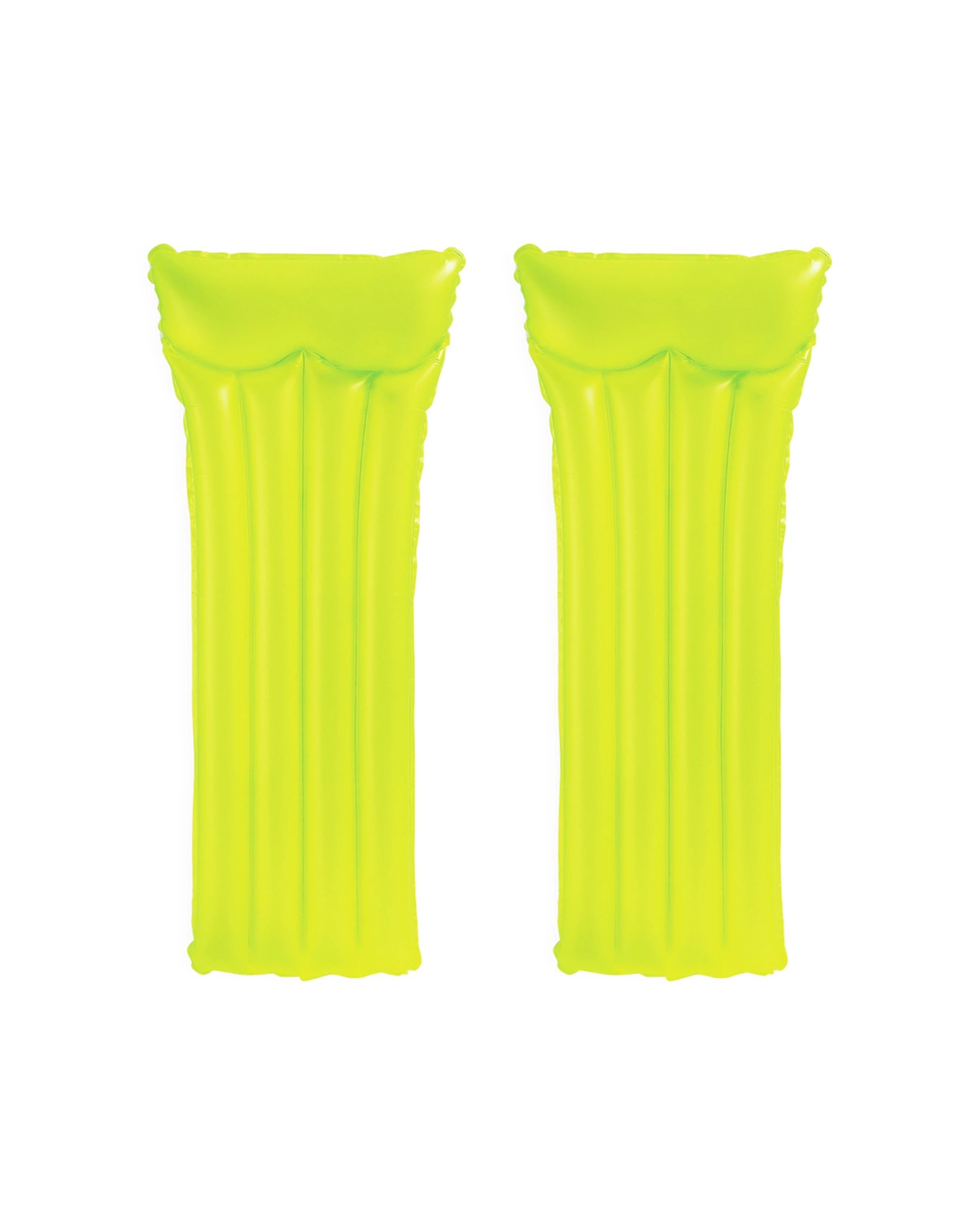 1 Intex 2PK Neon Frost Vinyl Inflatable Pool Air Mats - Assorted, 1 of 6