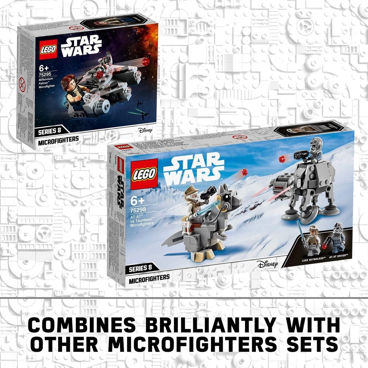 6 LEGO Star Wars AT-AT vs. Tauntaun Microfighters 75298, 6 of 8