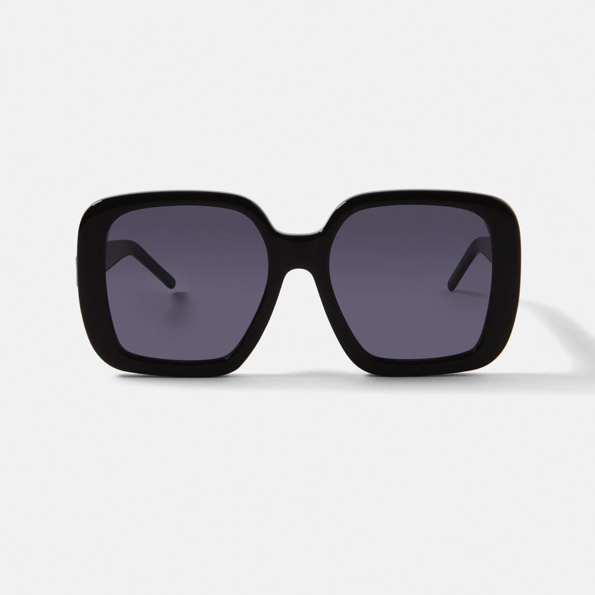 4 Womens Oversize Square Sunglasses ACCESSORIES BLACK, 4 of 6