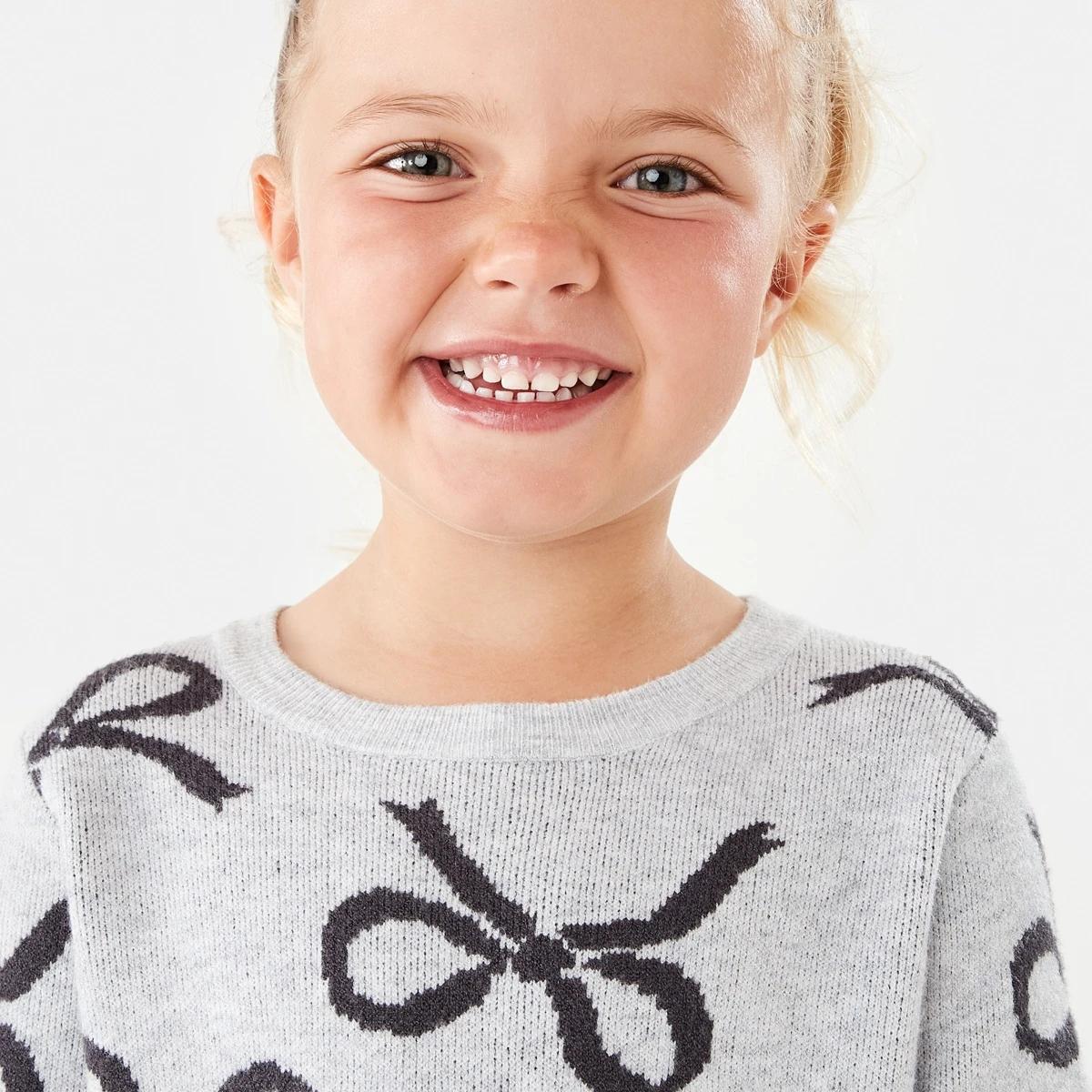 3 Jacquard Knit Jumper Bow, 3 of 8