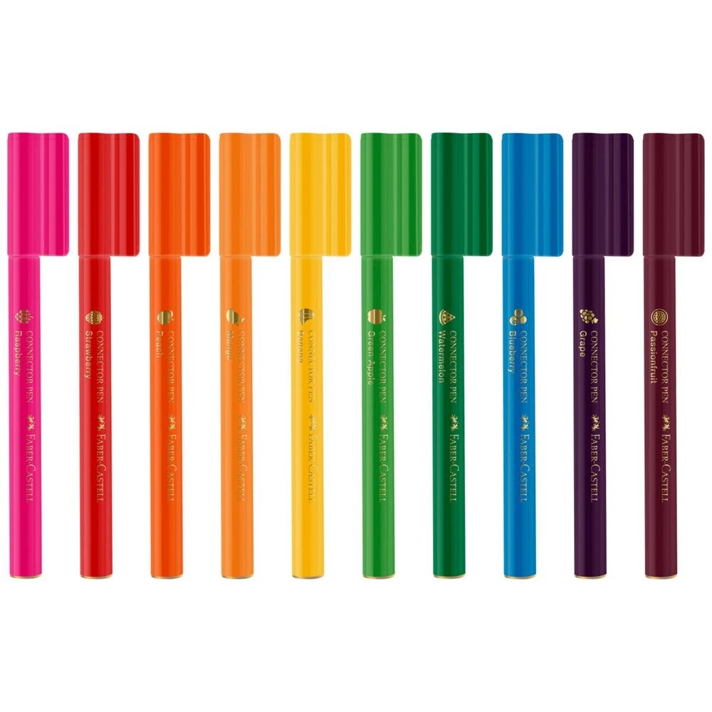 4 Faber-Castell Connector Pens Fruity Scents 10 Pack, 4 of 5