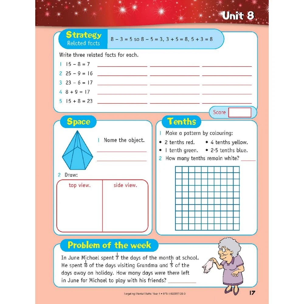 8 Targeting Mental Math Year 4 2022 Edition, 8 of 10