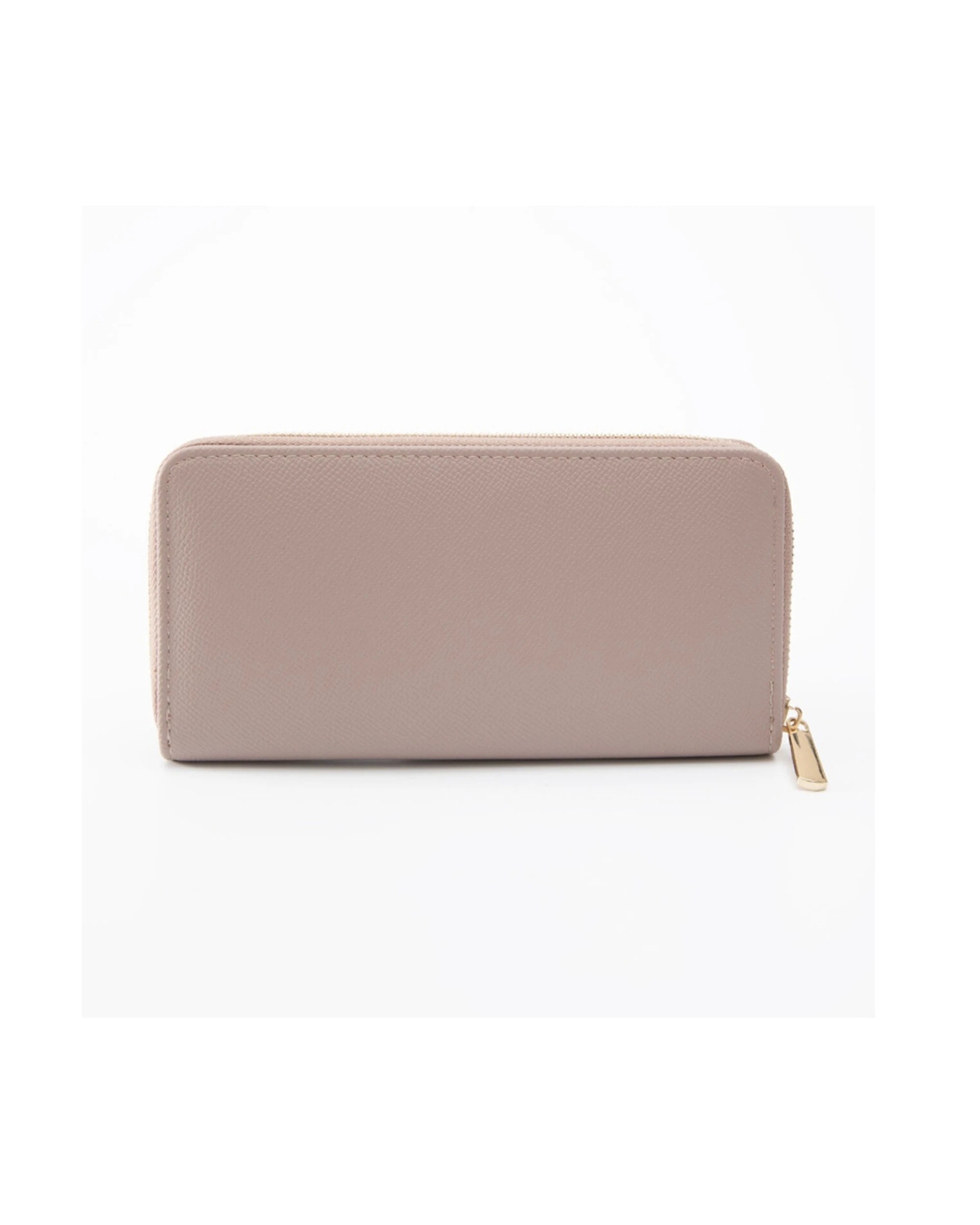 2 Tosca PU Wallet Textured Zip Around Stylish Everyday/Travel Purse Adobe Rose - Pink, 2 of 5
