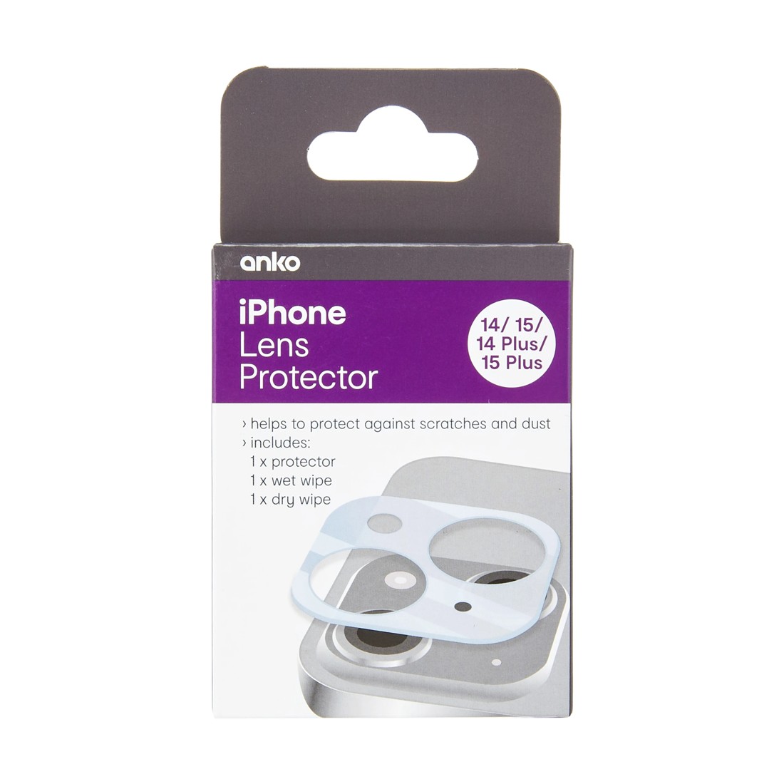 1 iPhone 14/14 Plus/15/15 Plus Lens Protector, 1 of 2