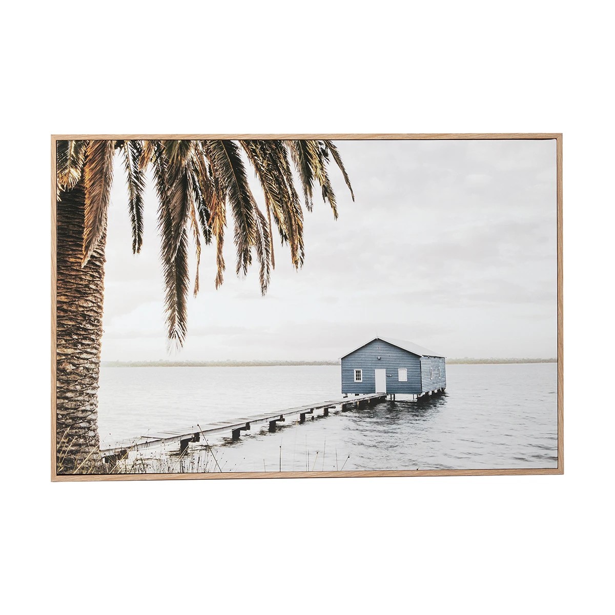 1 Coast House Framed Canvas, 1 of 6