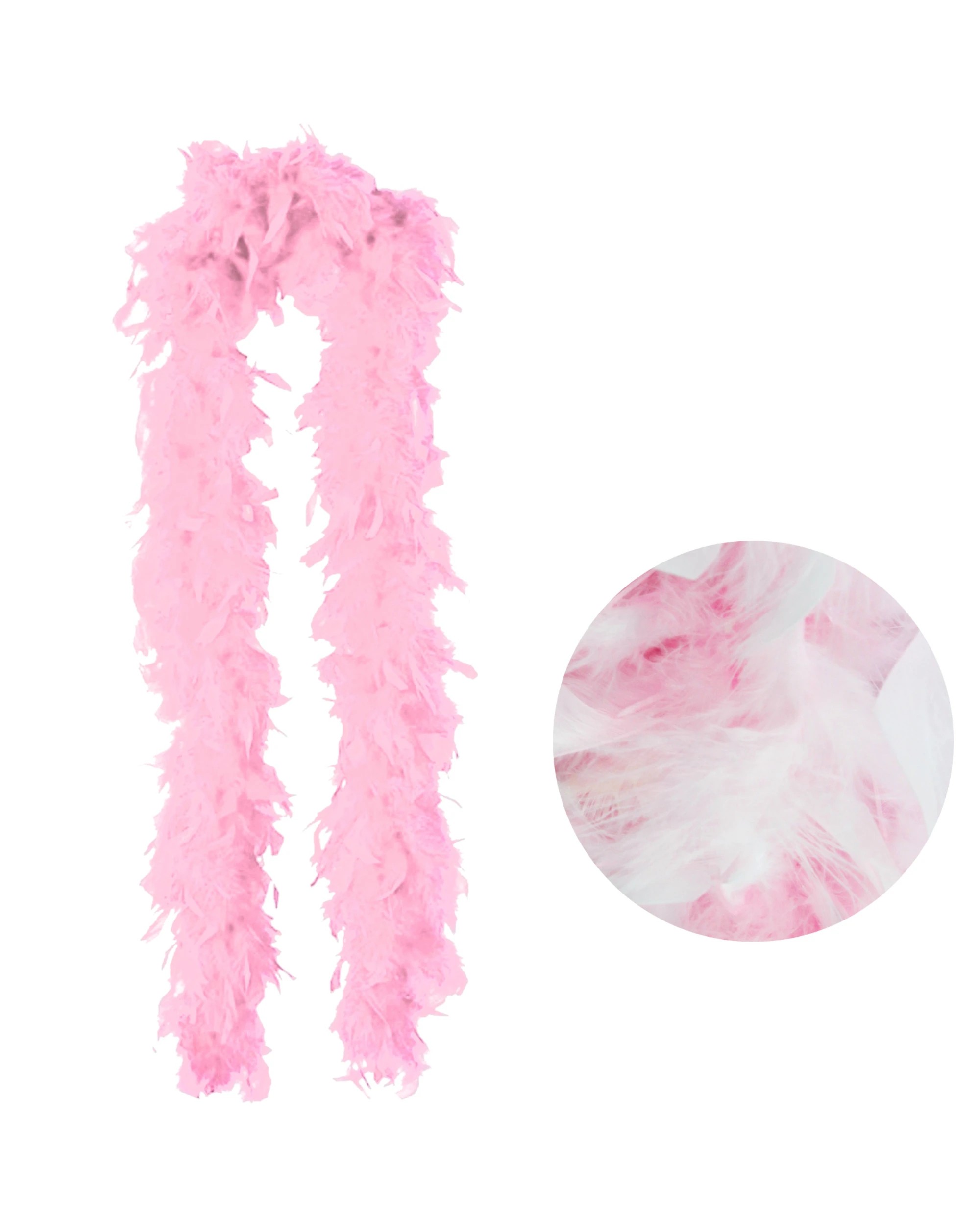 1 Party Planet Light Pink Feather Boa - Light Pink, 1 of 2