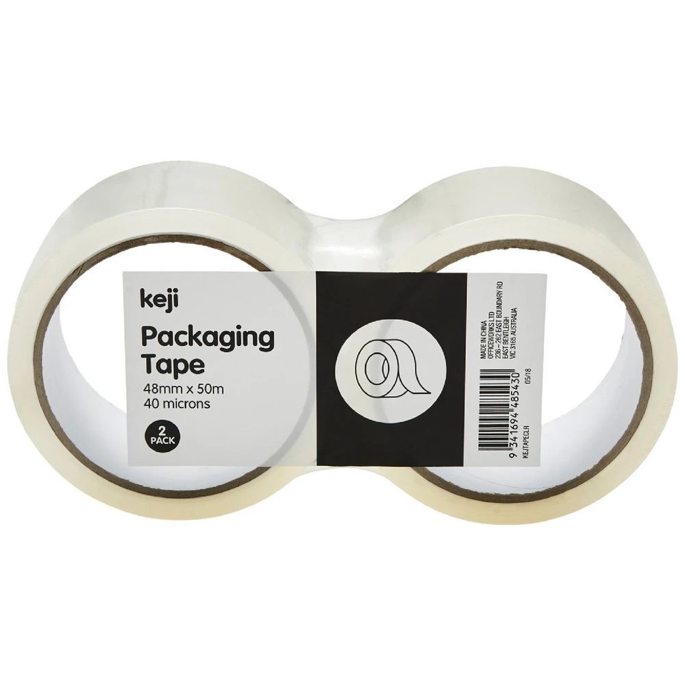 1 Keji Packaging Tape 48mm x 50m 2 Pack, 1 of 2